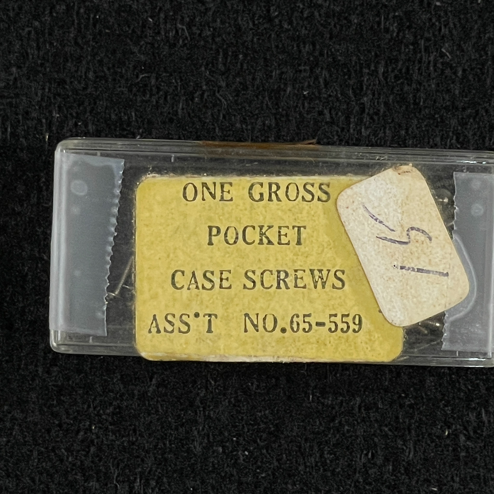 Watch Pocket Case Screws