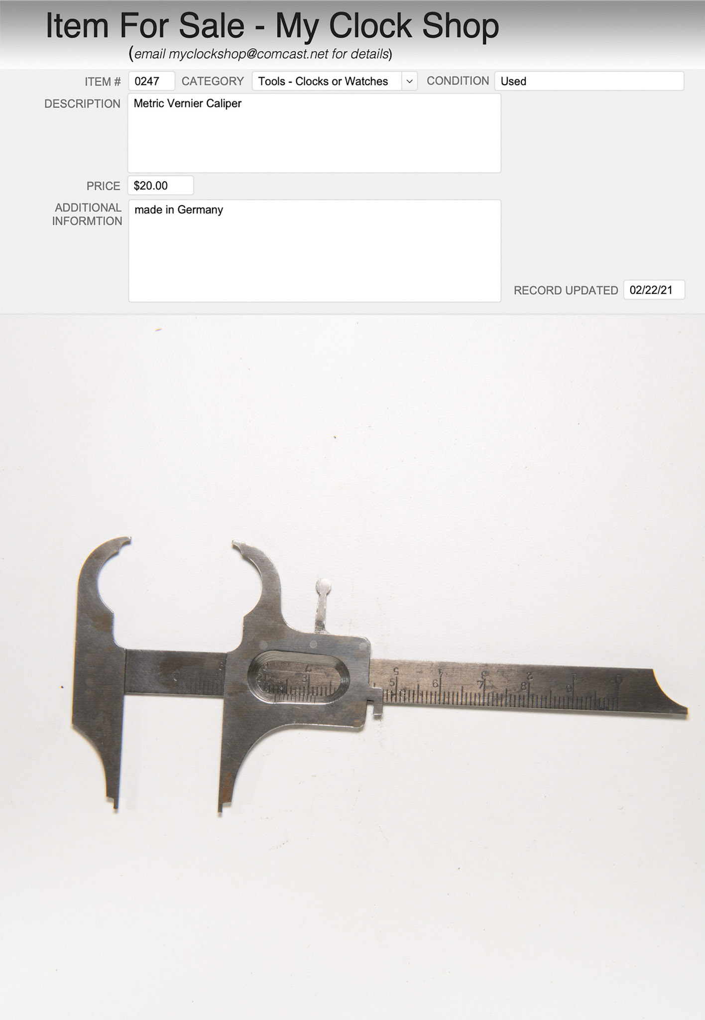 Item # 0247