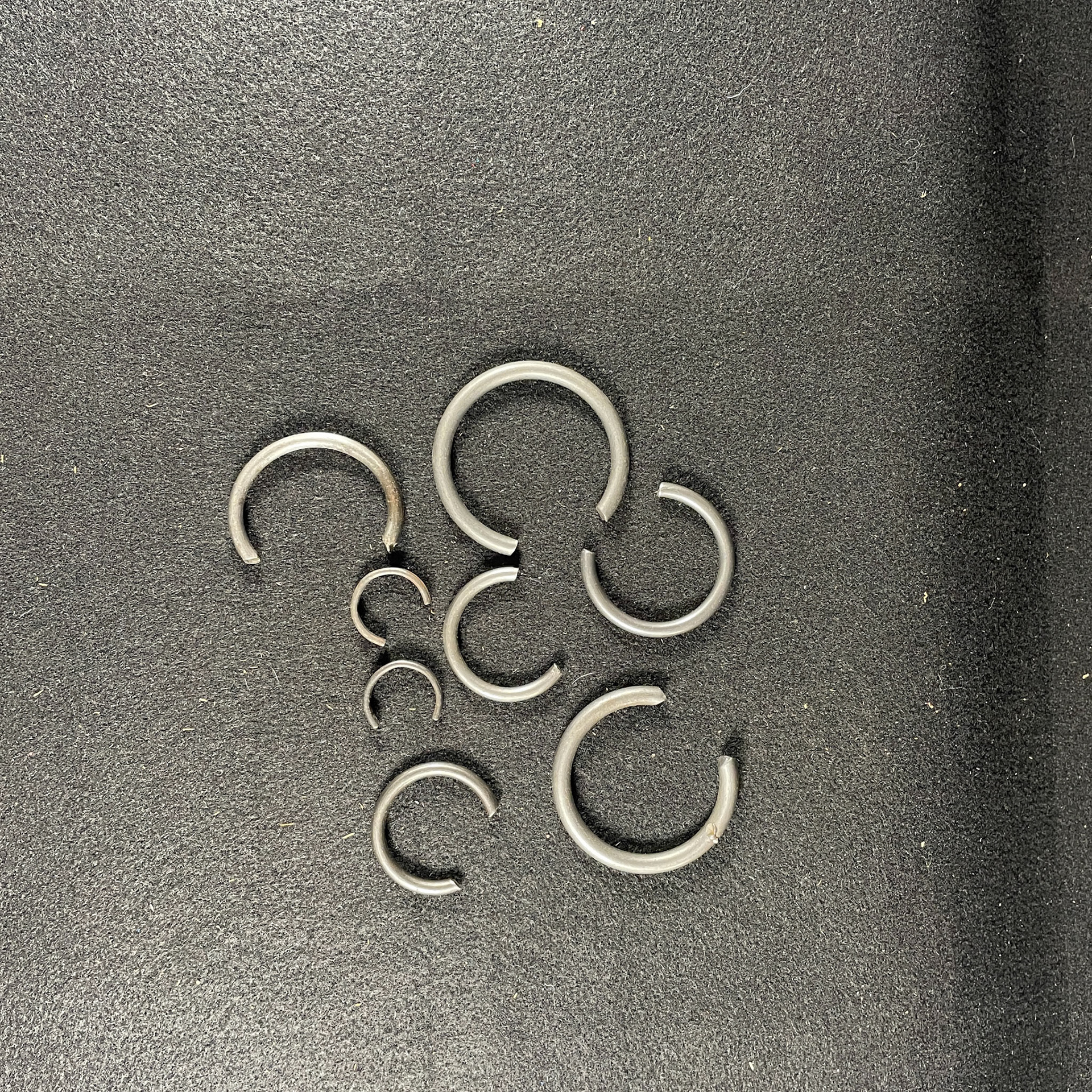 clock mainspring clamps