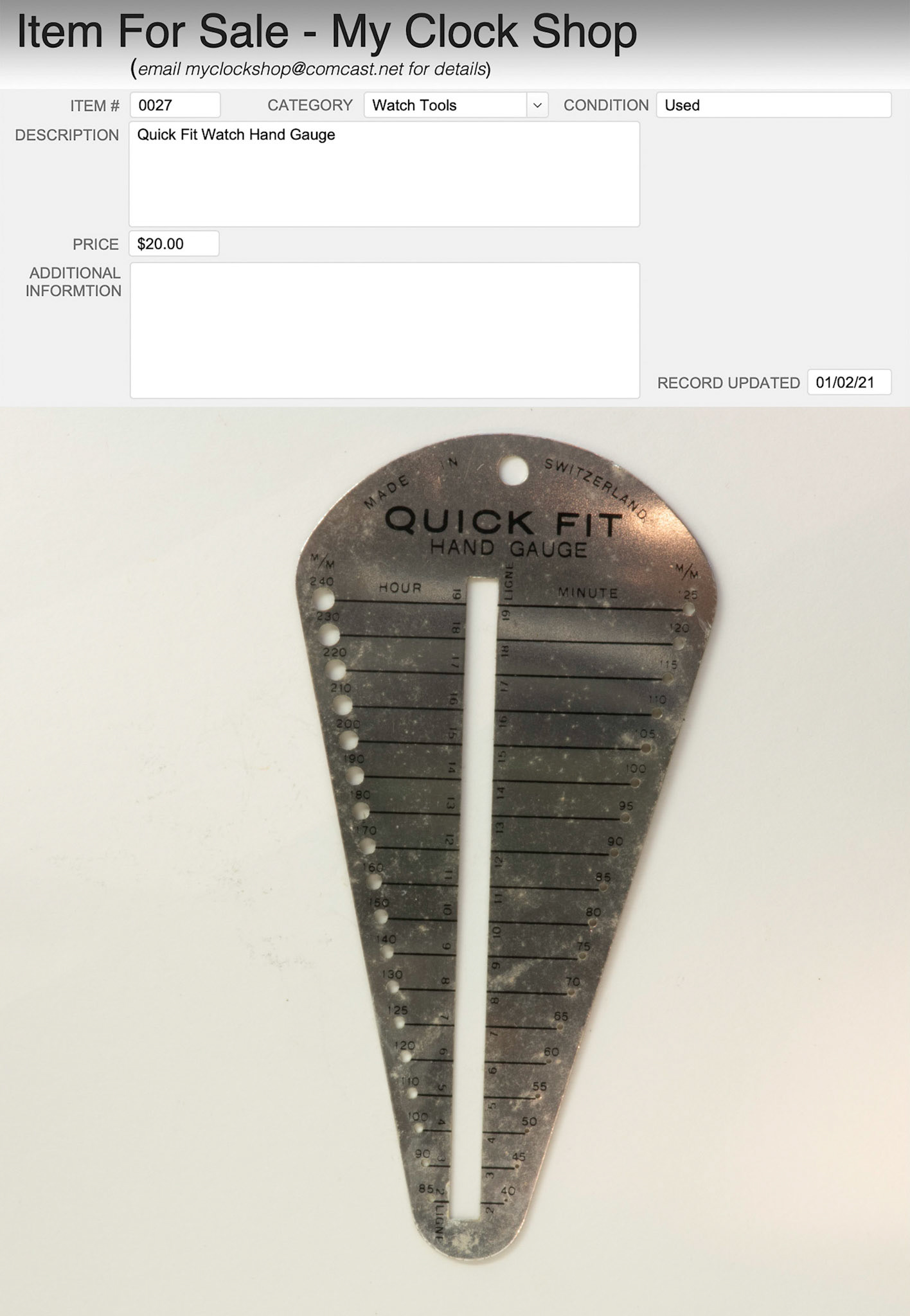 Item # 0027