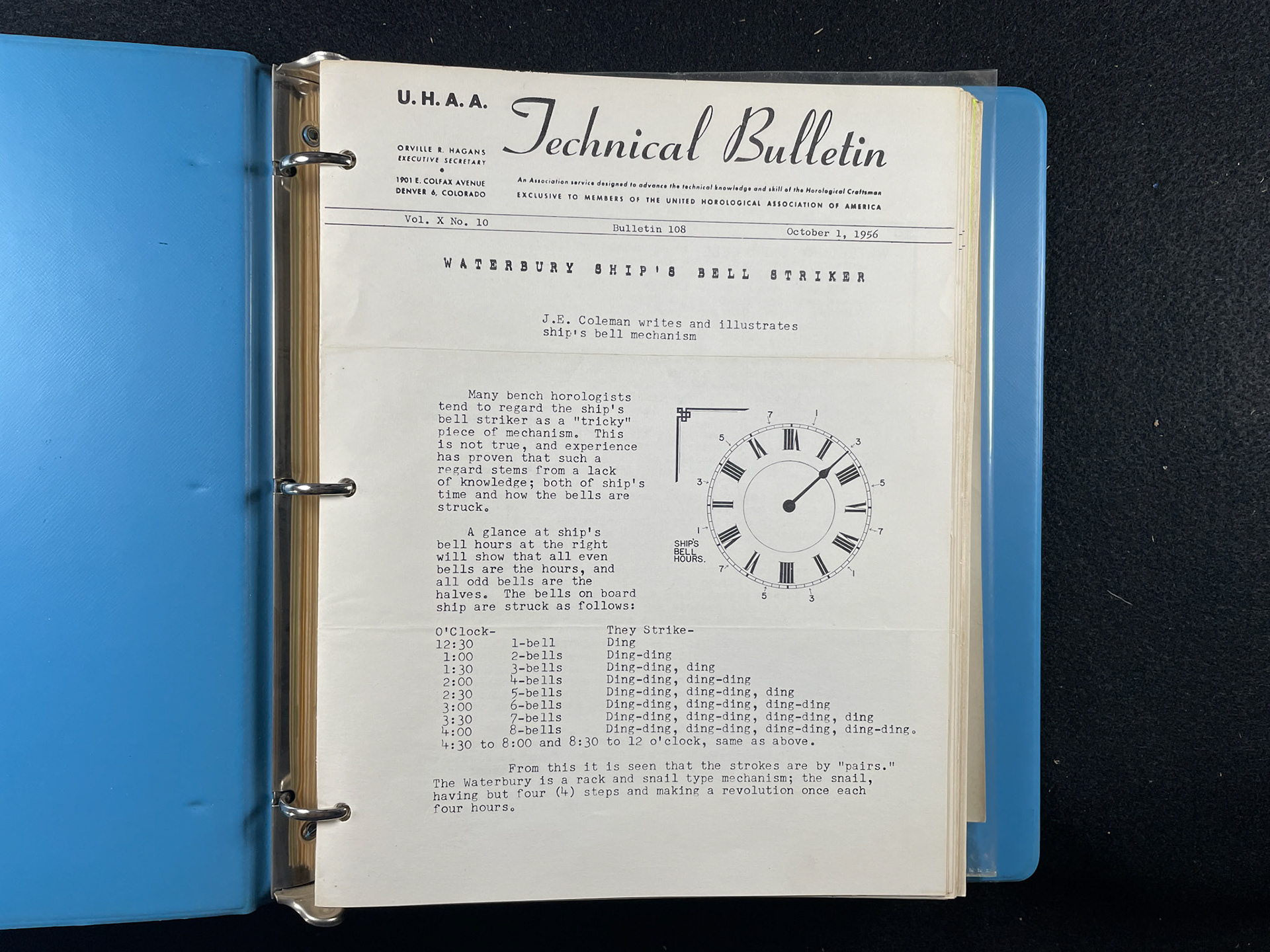 U.H.A.A. Technical Bulletins