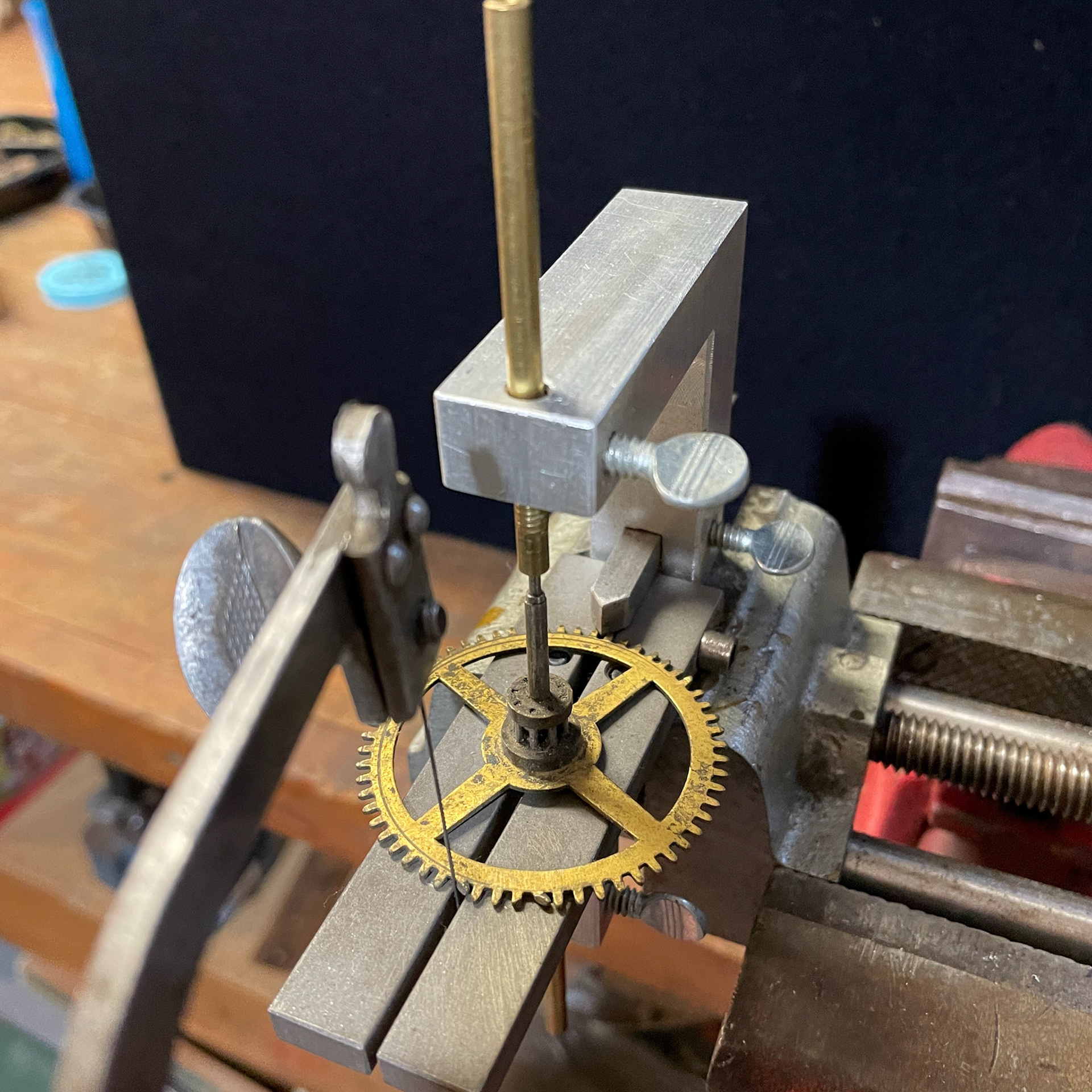 clock wheel tooth replacement jig