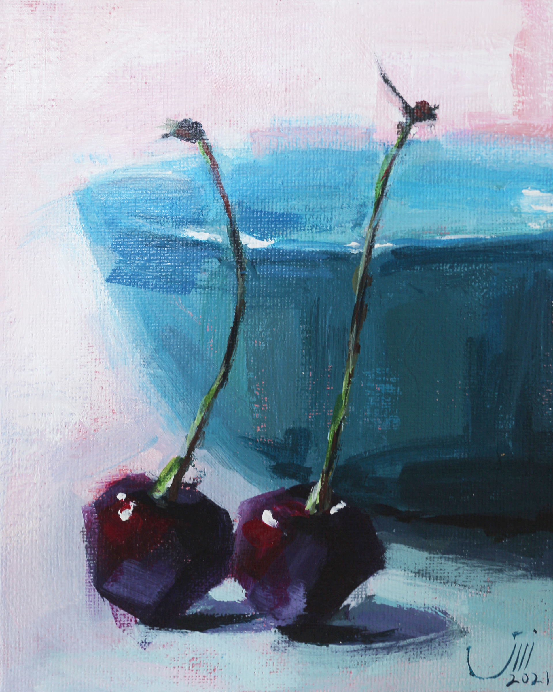 No.5, Cherries, 18 x 14 cm