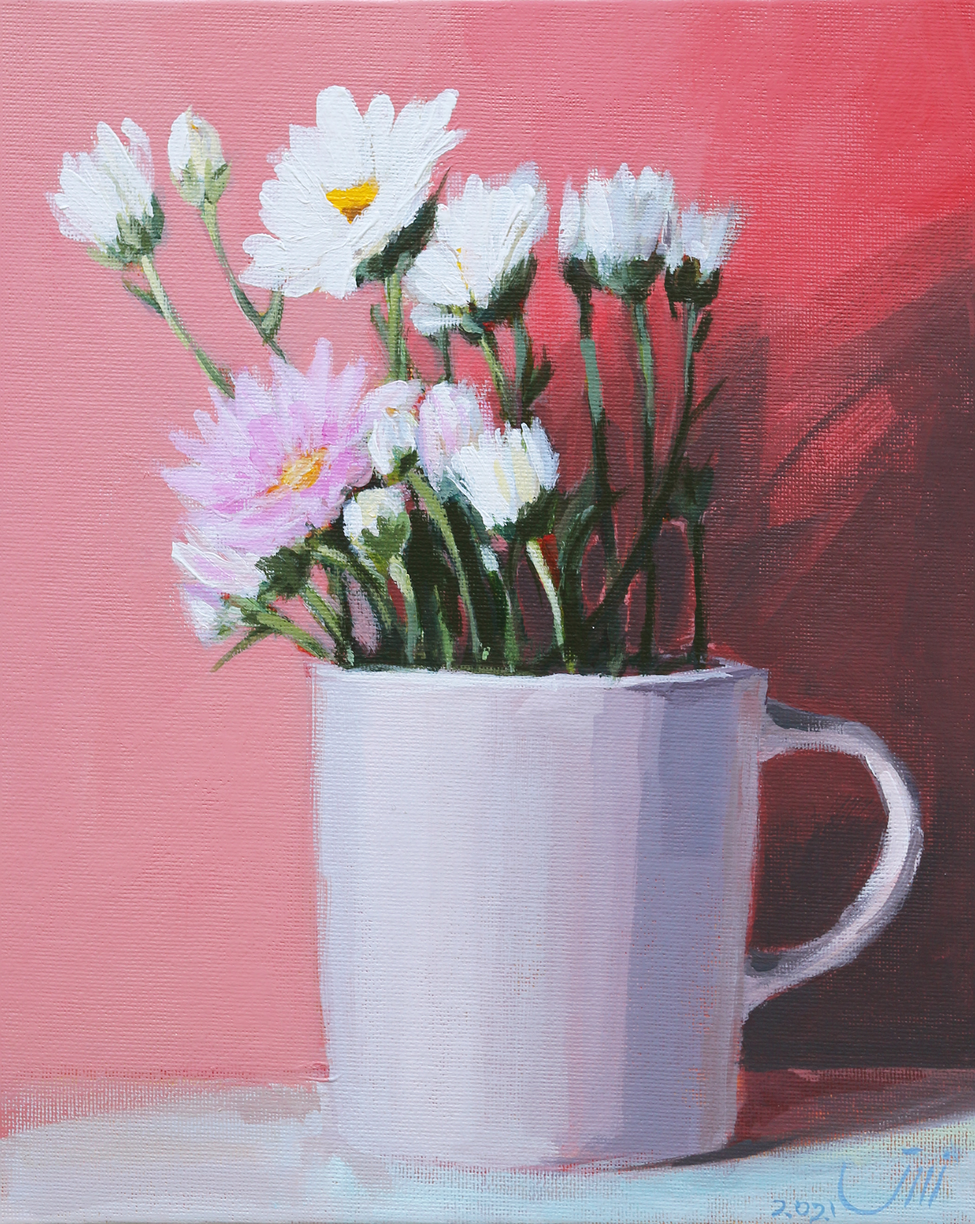 No.3, Pink, 27.3 x 22 cm