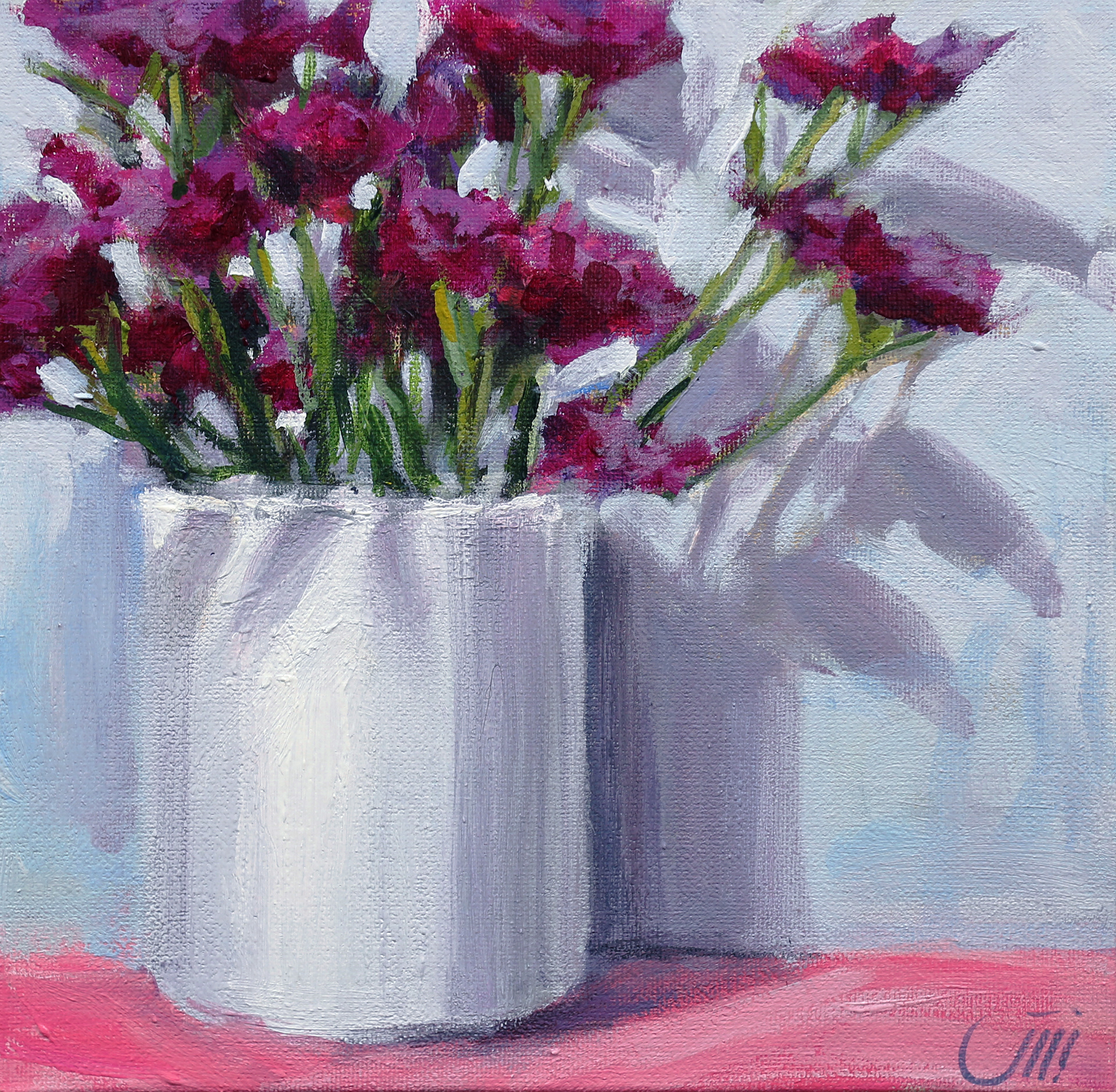 No.16, Purple, 20.3 x 20.3 cm