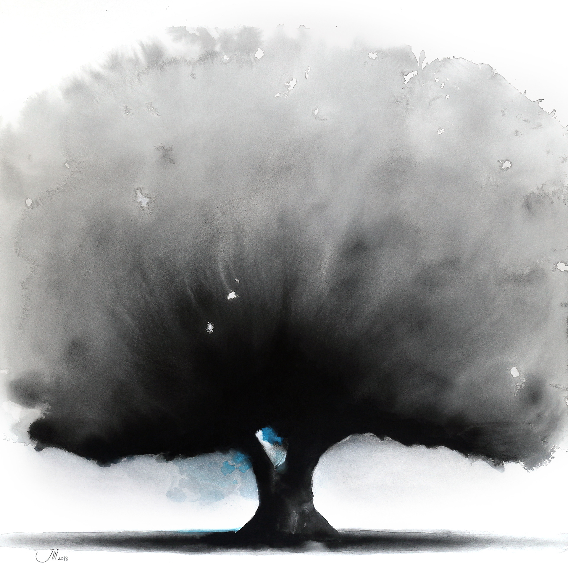 No.22, 53 x 53 cm, Himeji castel