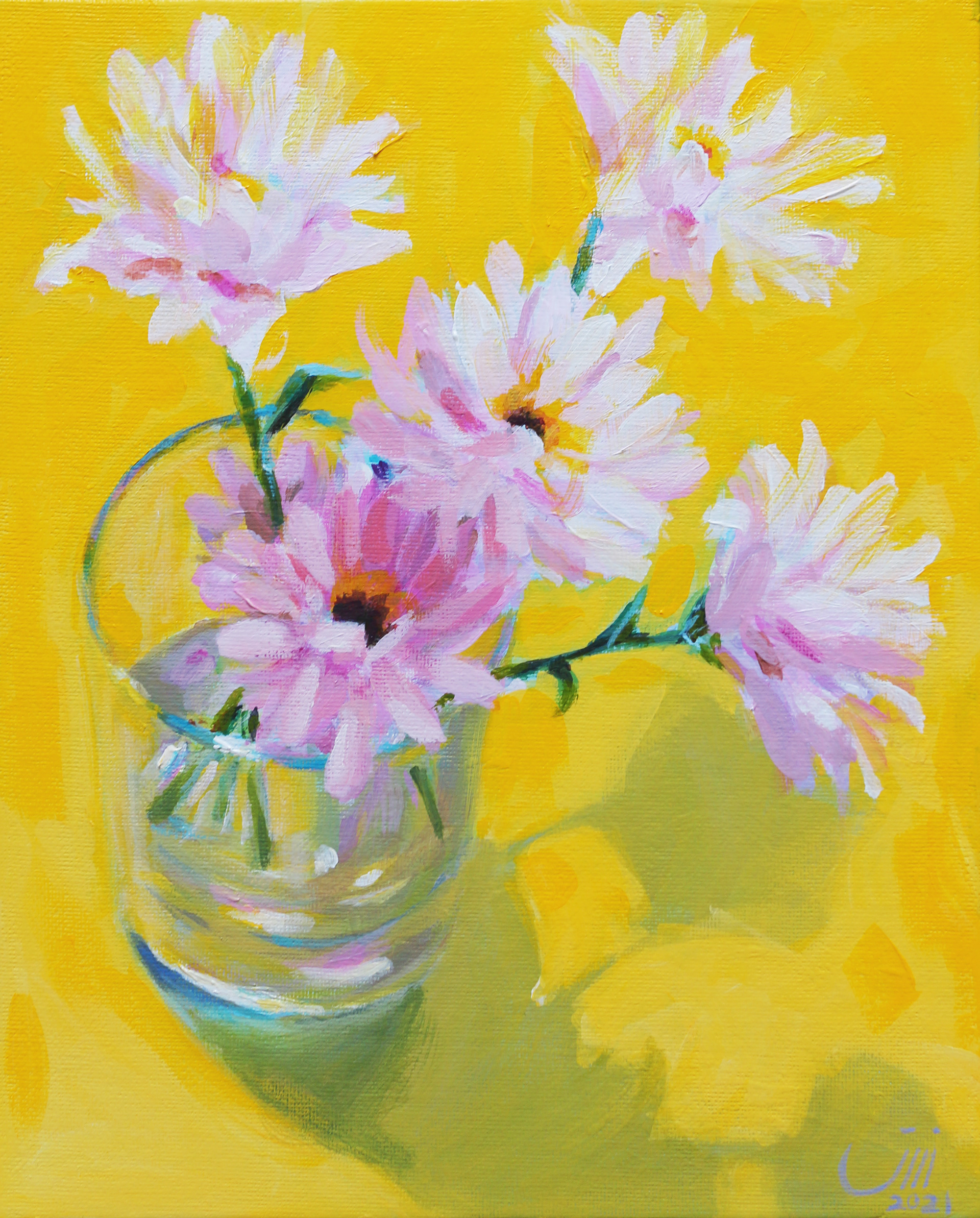 No.4, Yellow, 27.3 x 22 cm