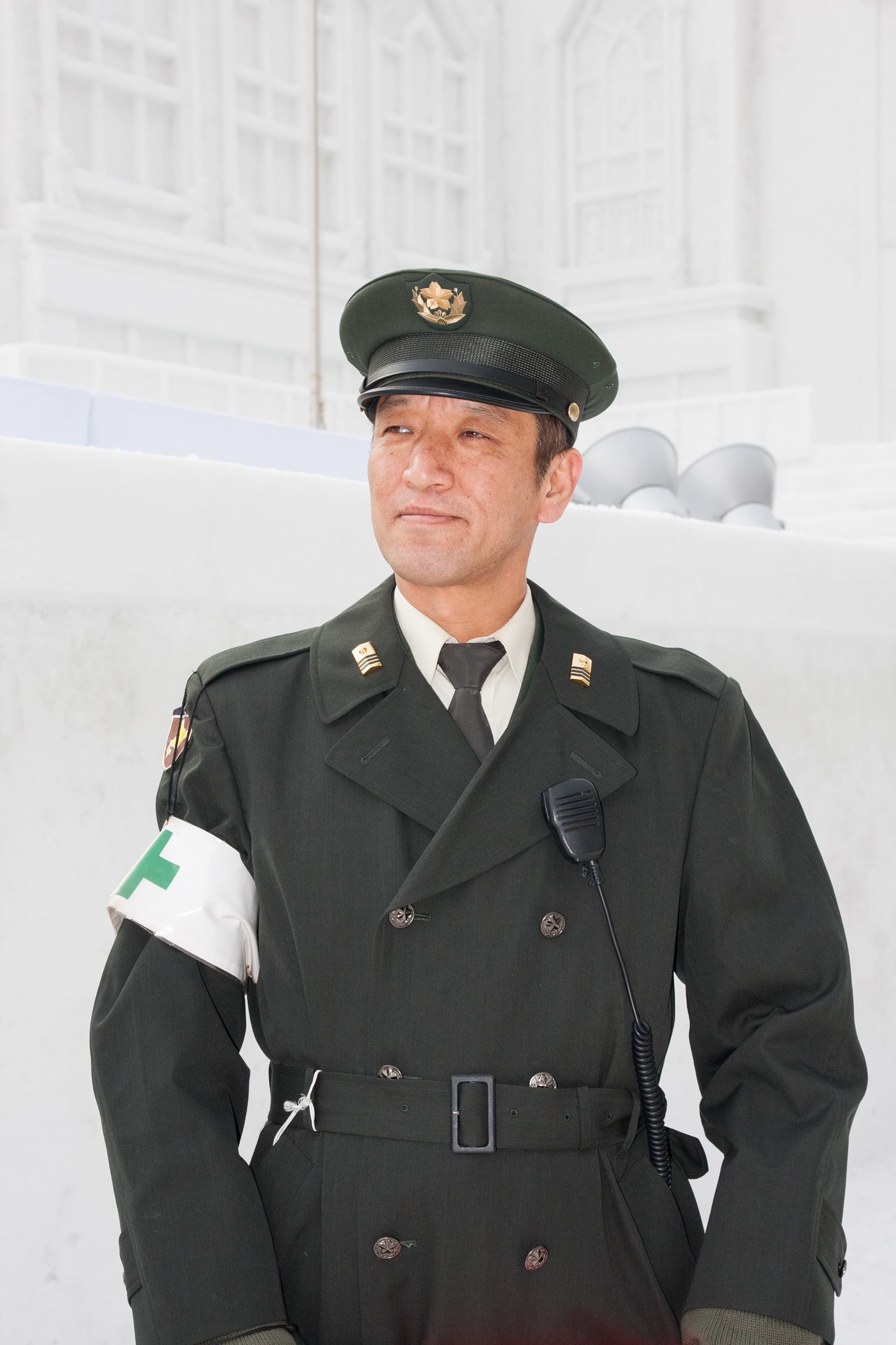 Very proud guard - Sapporo Snow Festival