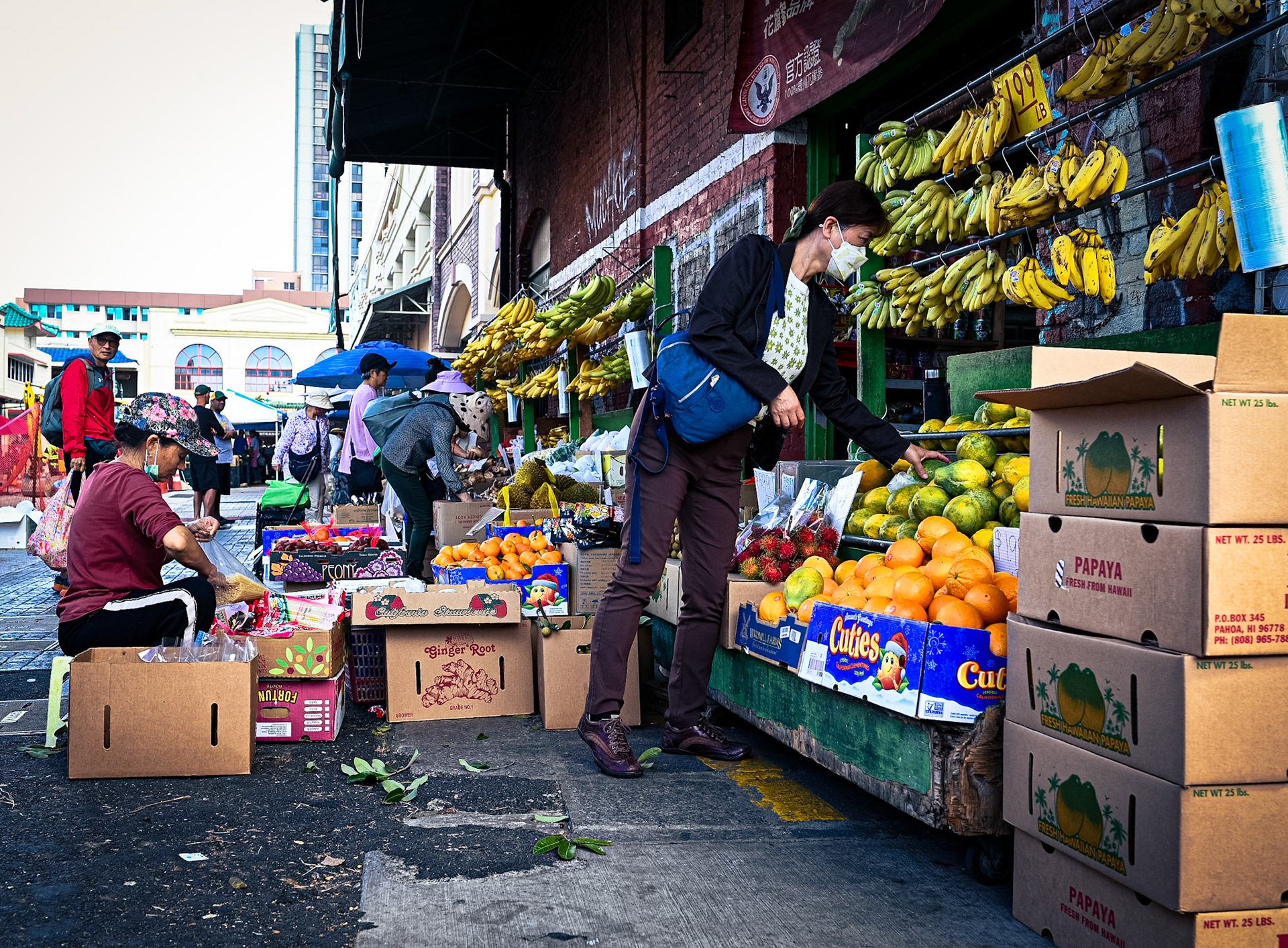 Chinatown in Honolulu - Oahu