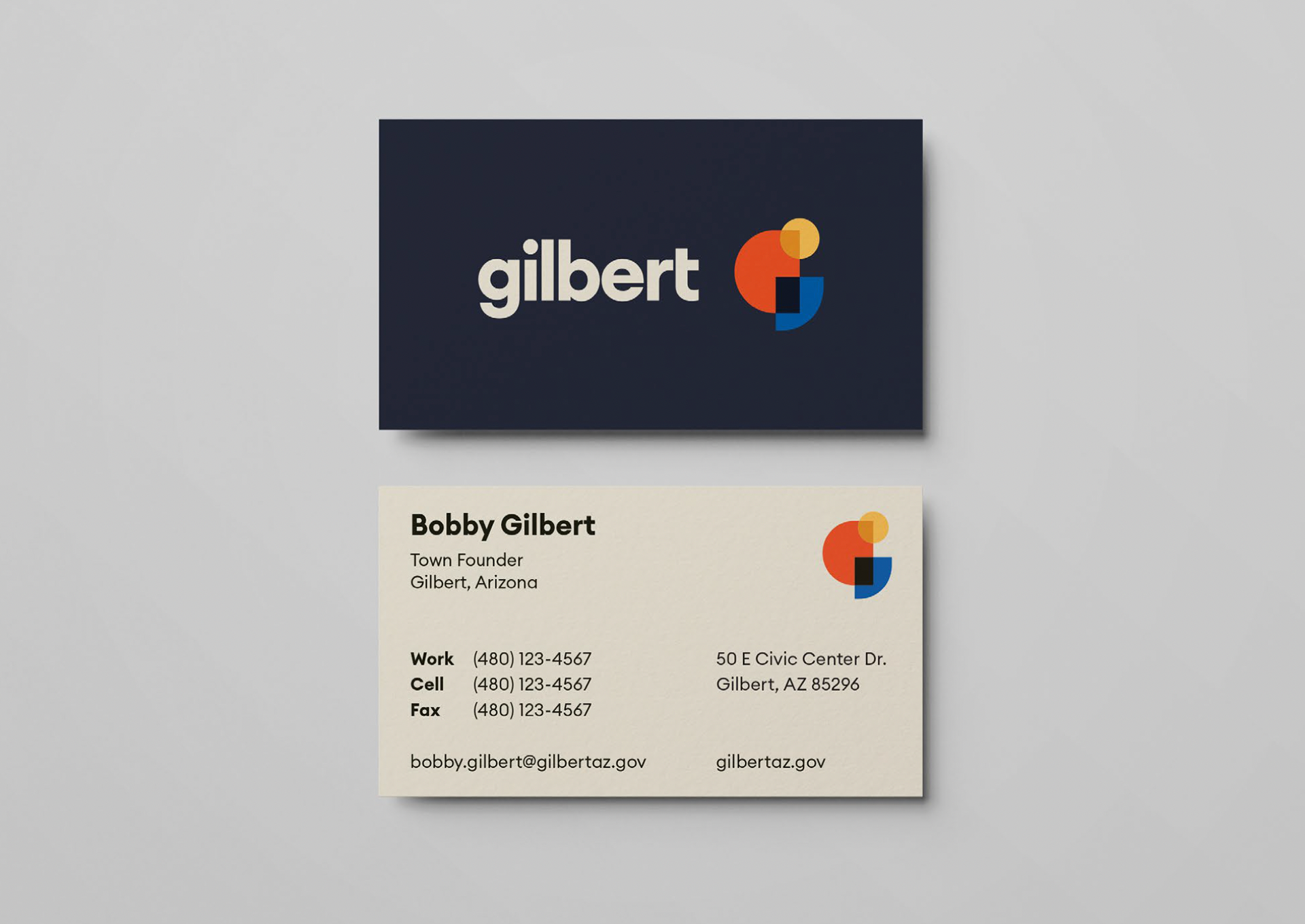 City of Gilbert Business Cards