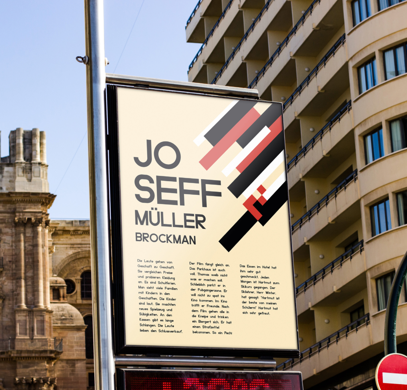 Aplicación en cartel