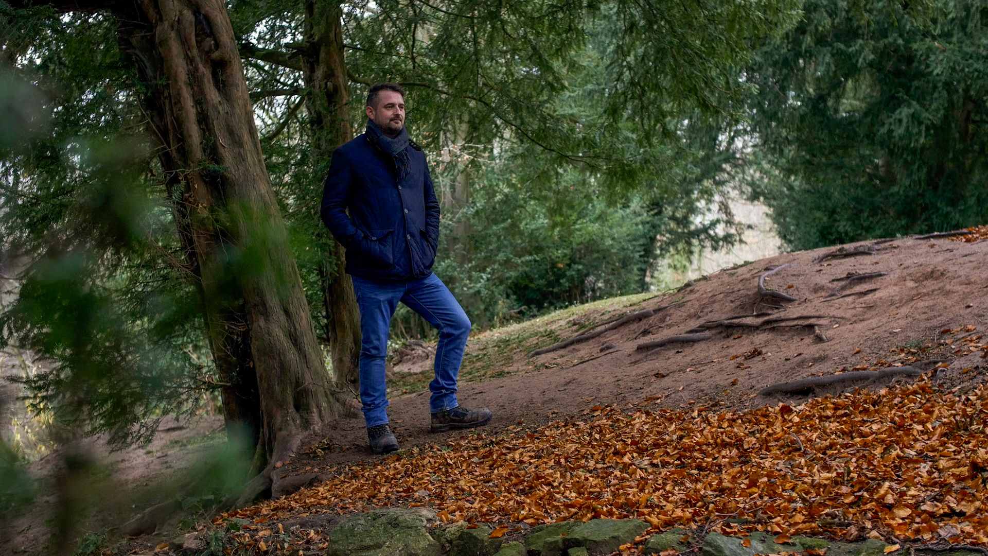 B-Roll video and stills of Natalie and Luke in their grounds at their Home