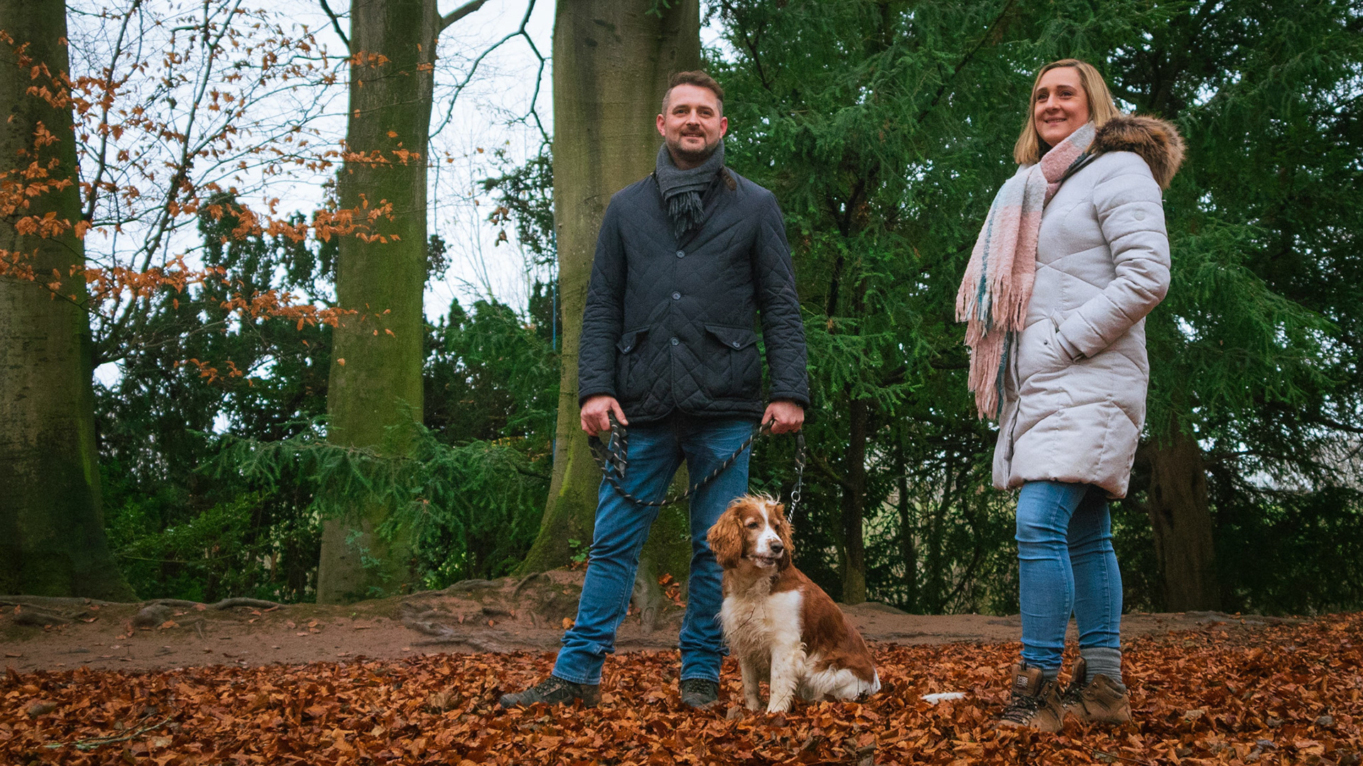 B-Roll video and stills of Natalie and Luke in their grounds at their Home
