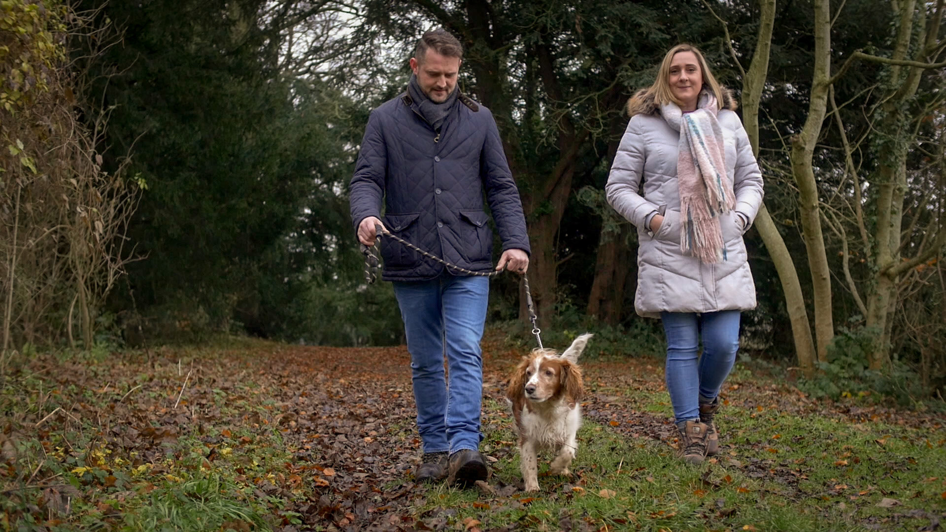 B-Roll video and stills of Natalie and Luke in their grounds at their Home