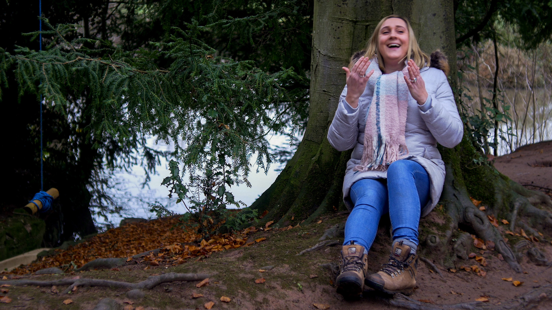 B-Roll video and stills of Natalie and Luke in their grounds at their Home