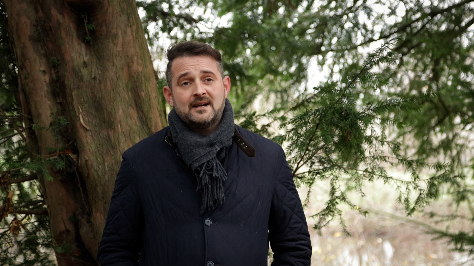 B-Roll video and stills of Natalie and Luke in their grounds at their Home