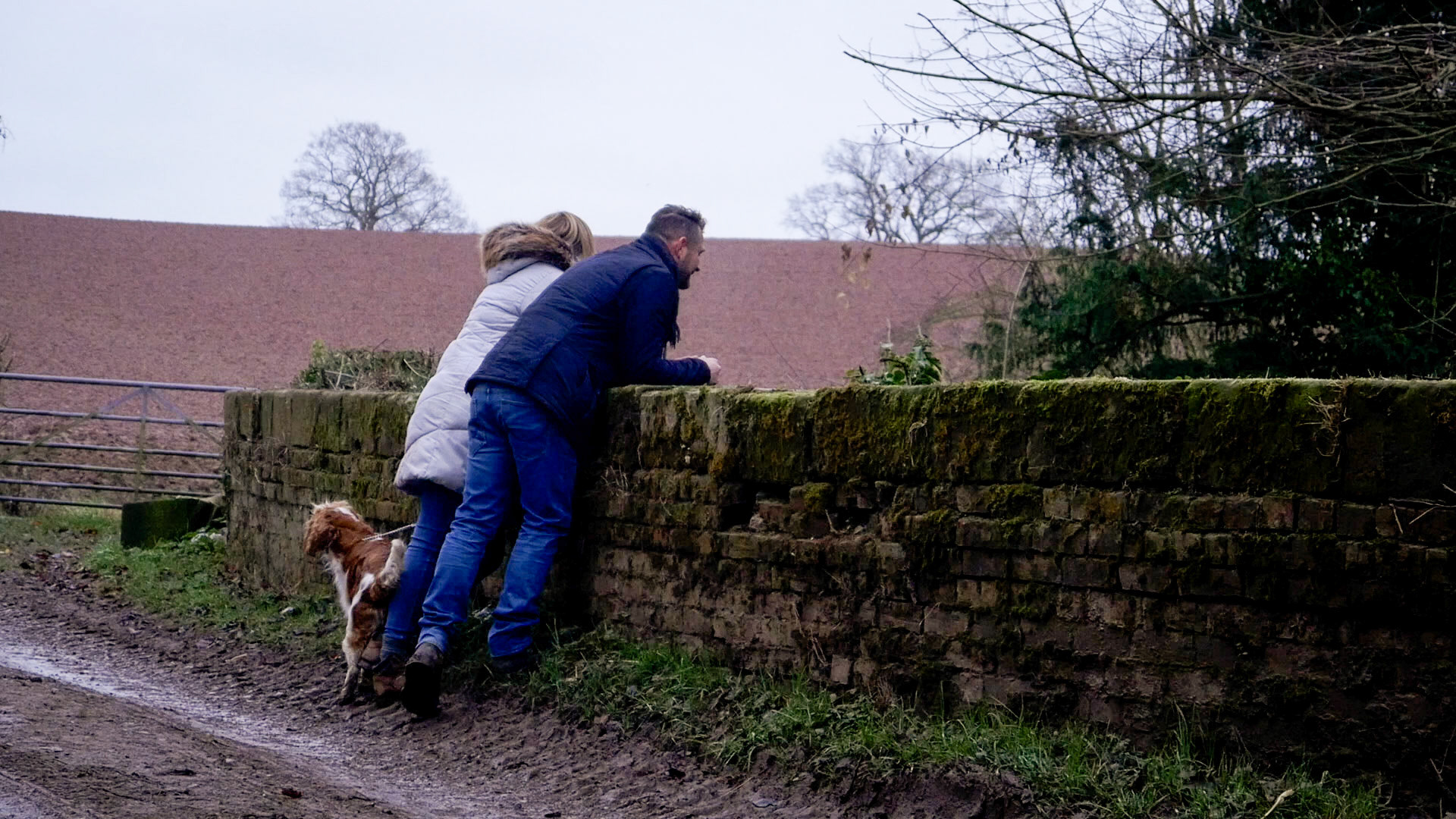 B-Roll video and stills of Natalie and Luke in their grounds at their Home