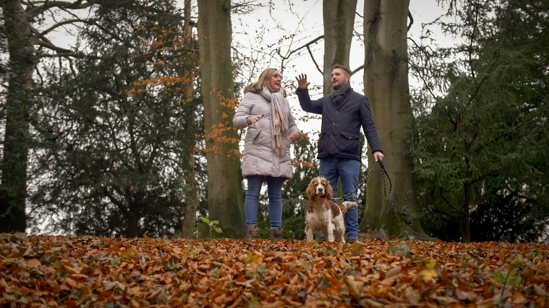 B-Roll video and stills of Natalie and Luke in their grounds at their Home