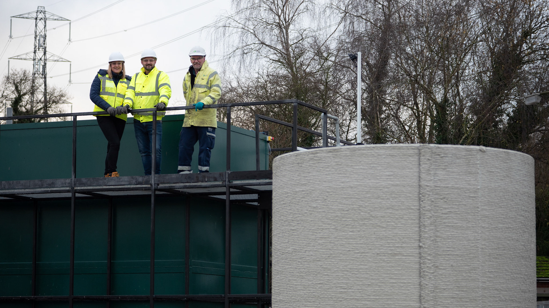 United Utilities Water Chamber Installation at Weaverham Water Treatment Plant