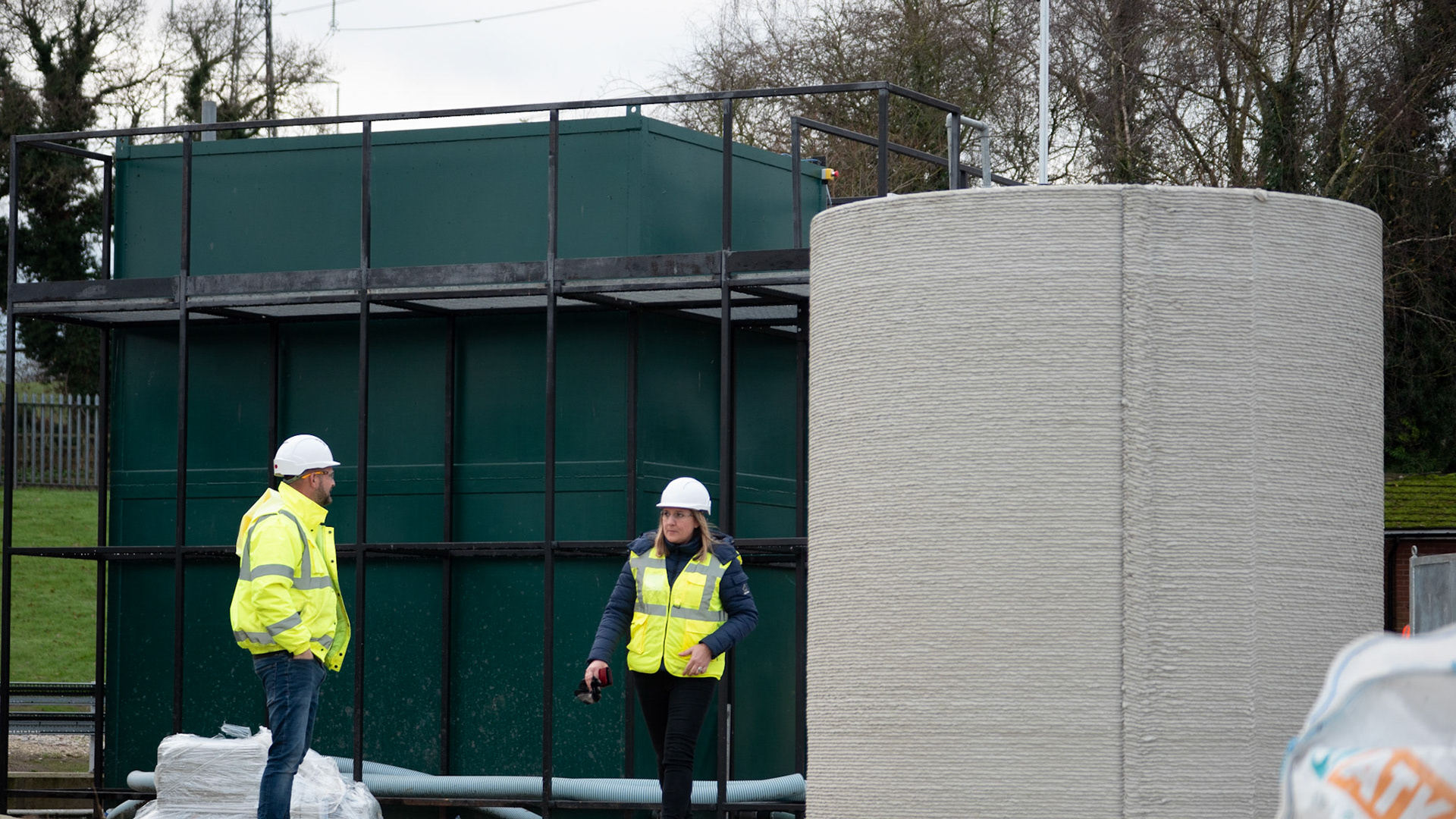 United Utilities Water Chamber Installation at Weaverham Water Treatment Plant