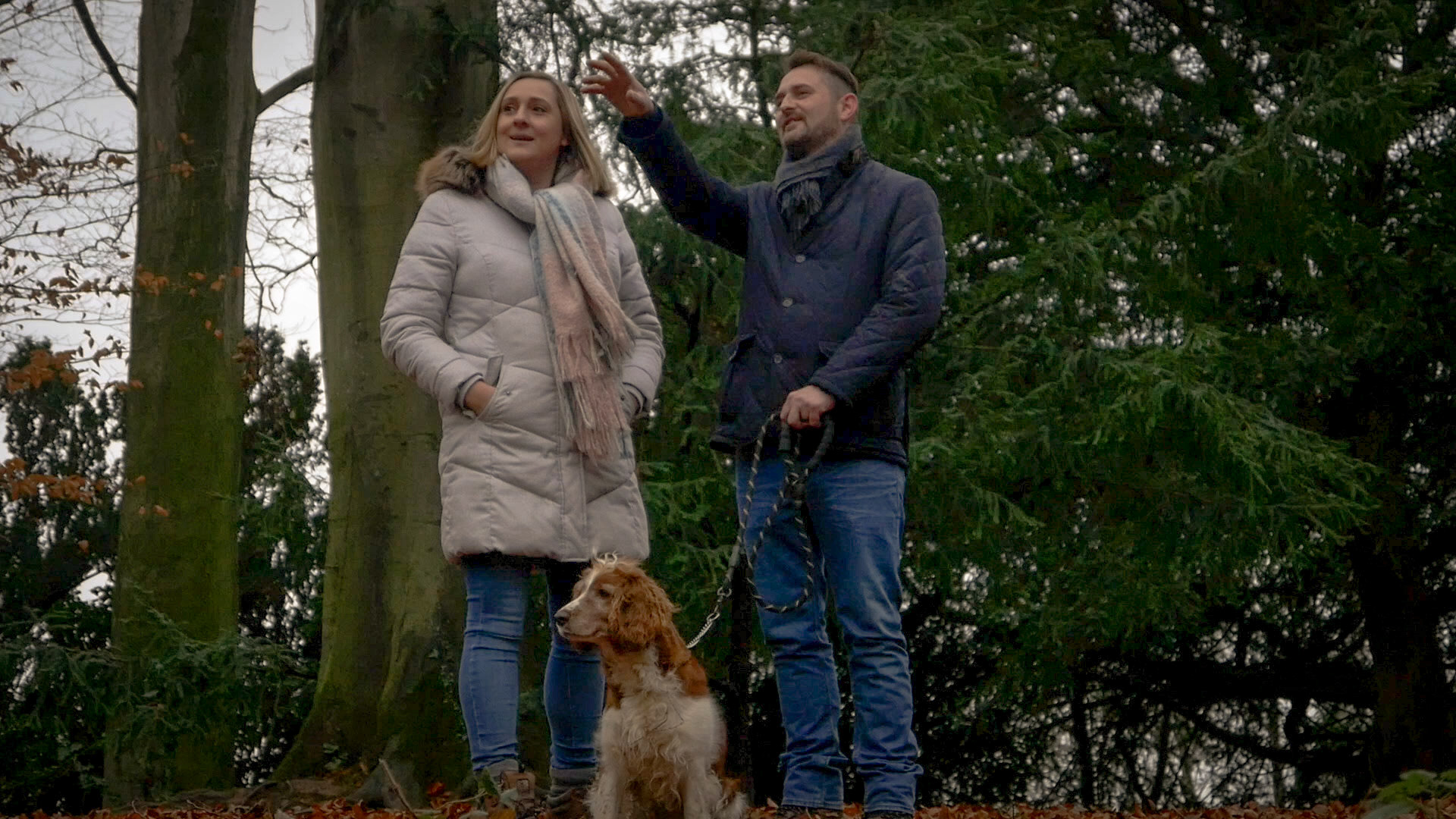 B-Roll video and stills of Natalie and Luke in their grounds at their Home