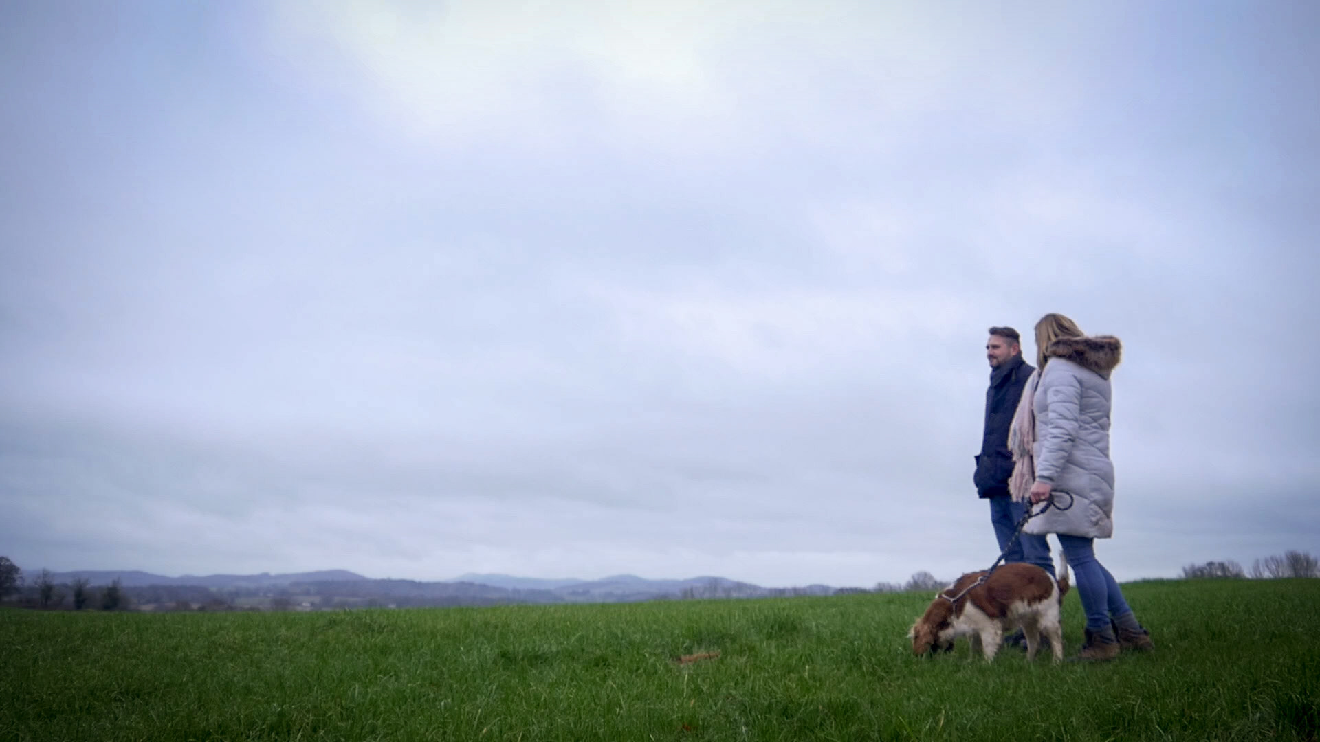 B-Roll video and stills of Natalie and Luke in their grounds at their Home