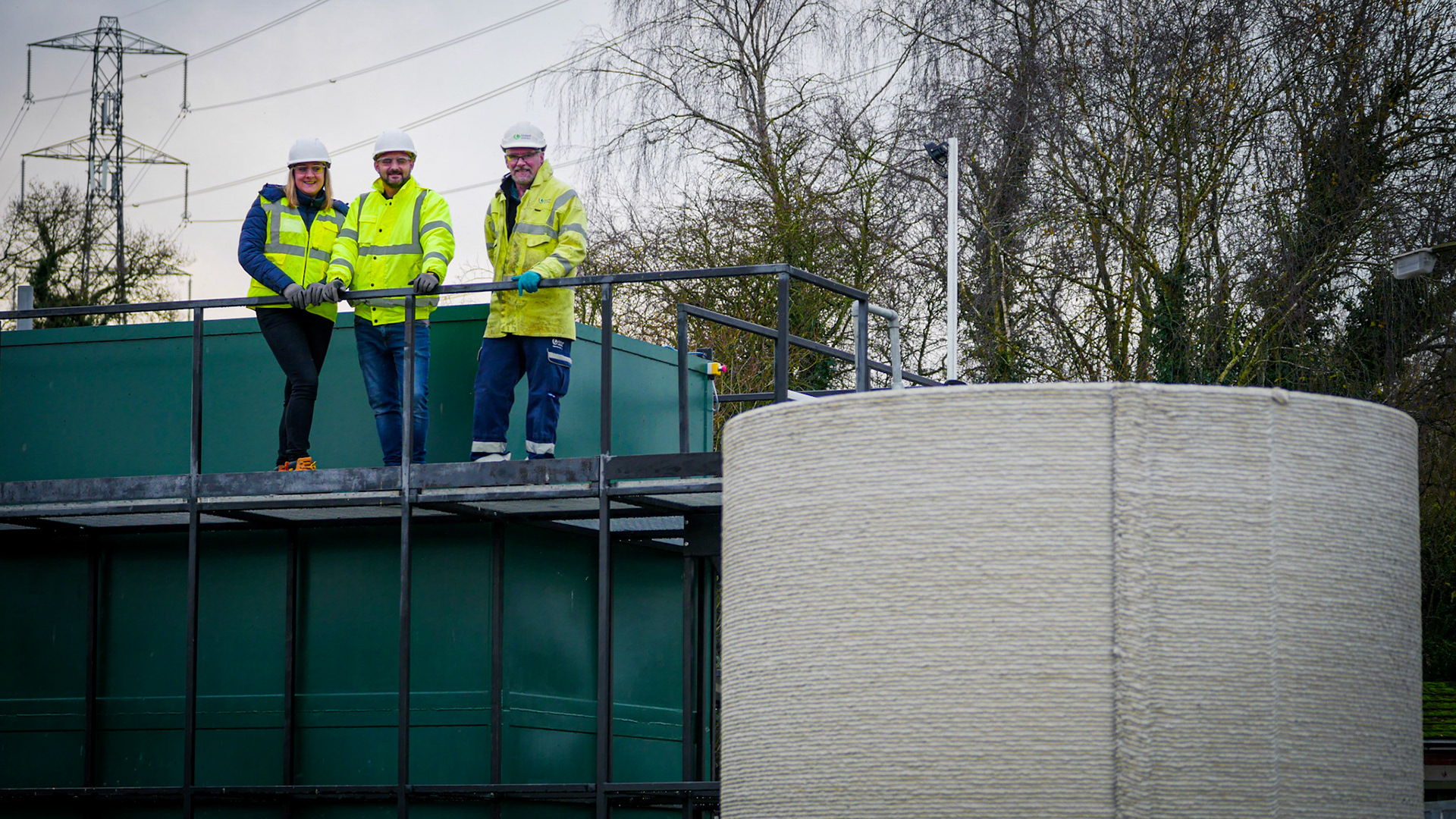 United Utilities Water Chamber Installation at Weaverham Water Treatment Plant