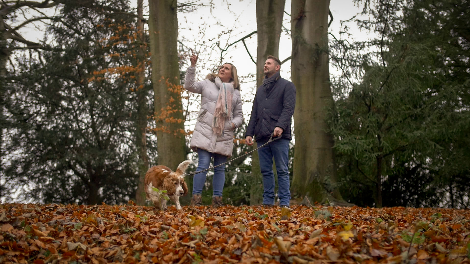 B-Roll video and stills of Natalie and Luke in their grounds at their Home