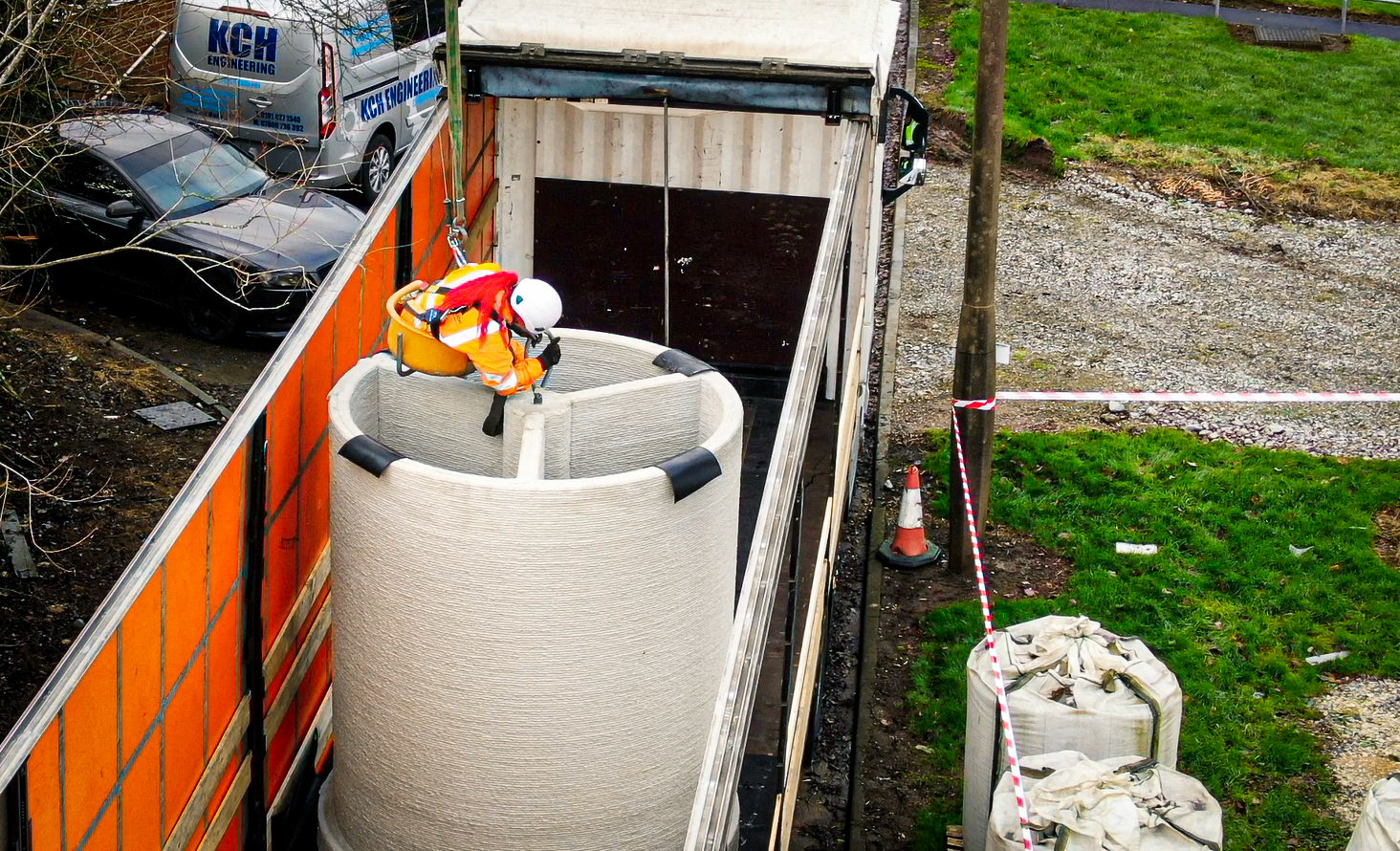 United Utilities Water Chamber Installation at Weaverham Water Treatment Plant