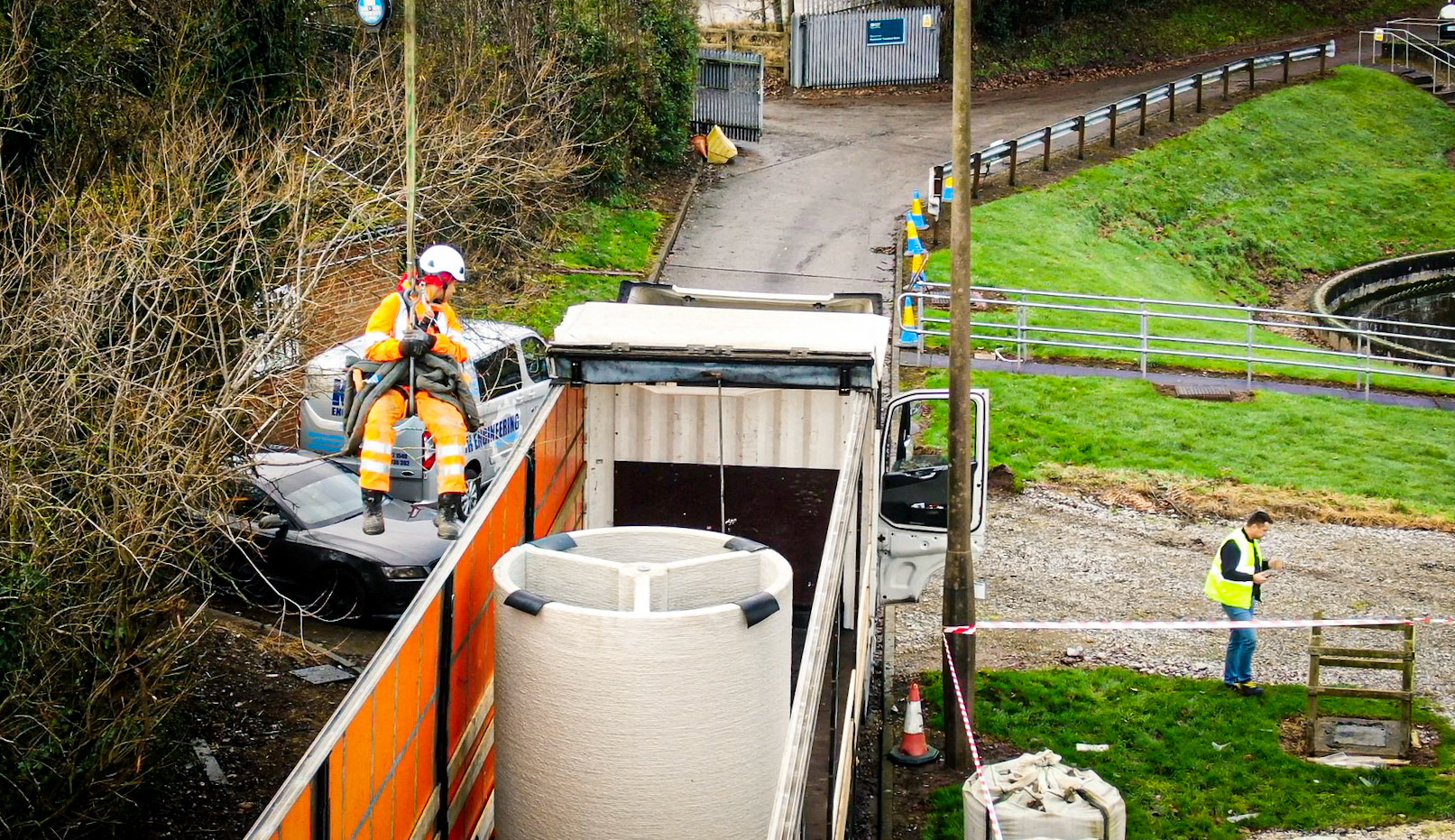 United Utilities Water Chamber Installation at Weaverham Water Treatment Plant