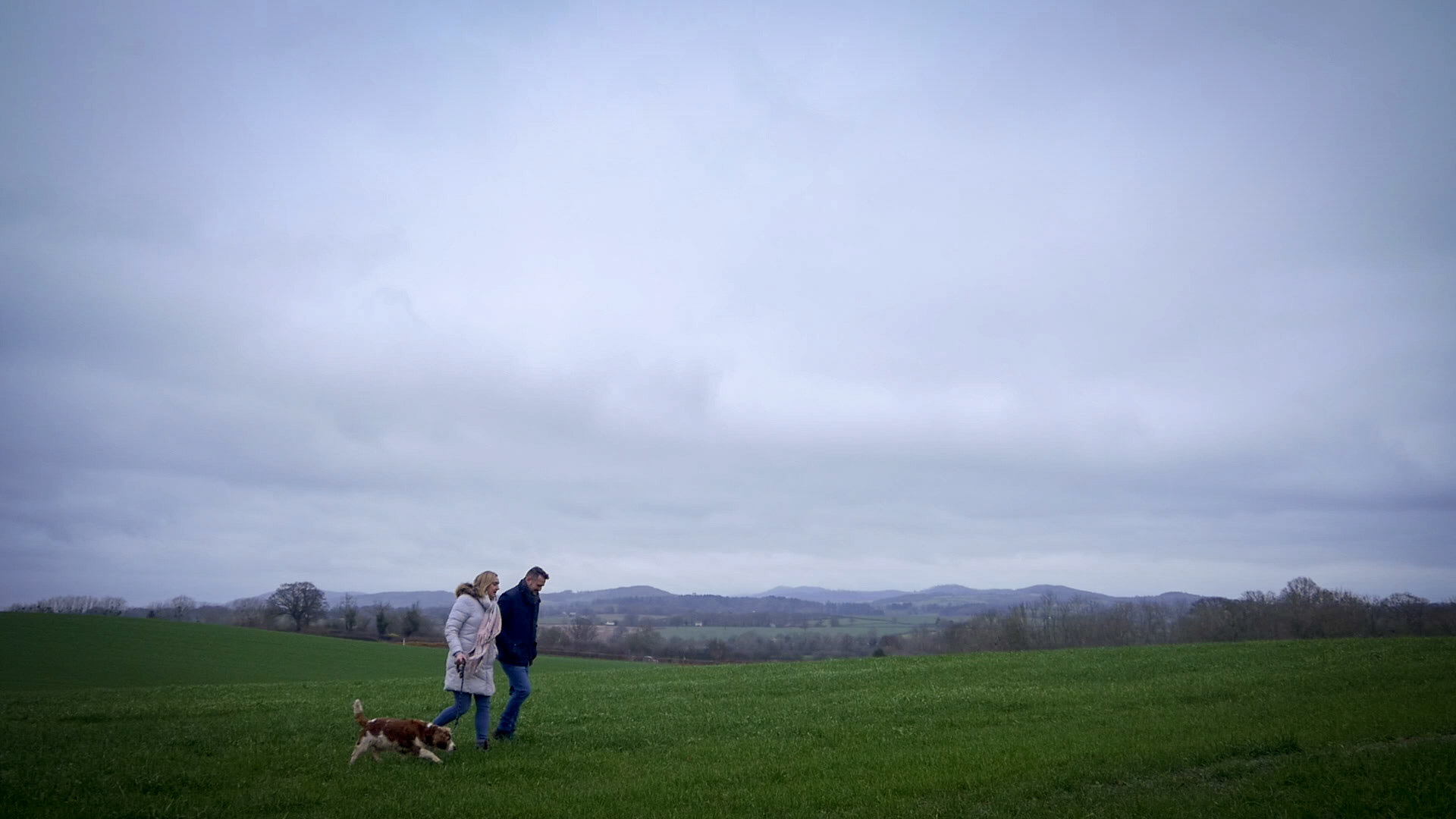 B-Roll video and stills of Natalie and Luke in their grounds at their Home