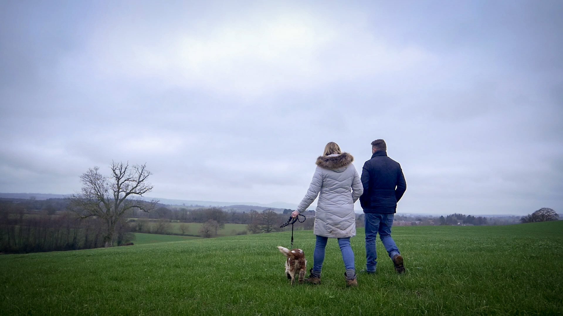 B-Roll video and stills of Natalie and Luke in their grounds at their Home