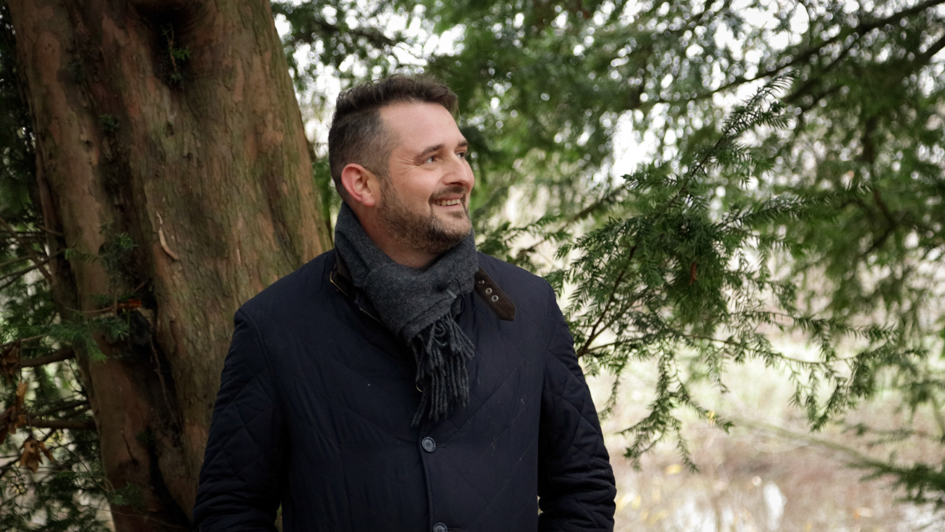 B-Roll video and stills of Natalie and Luke in their grounds at their Home