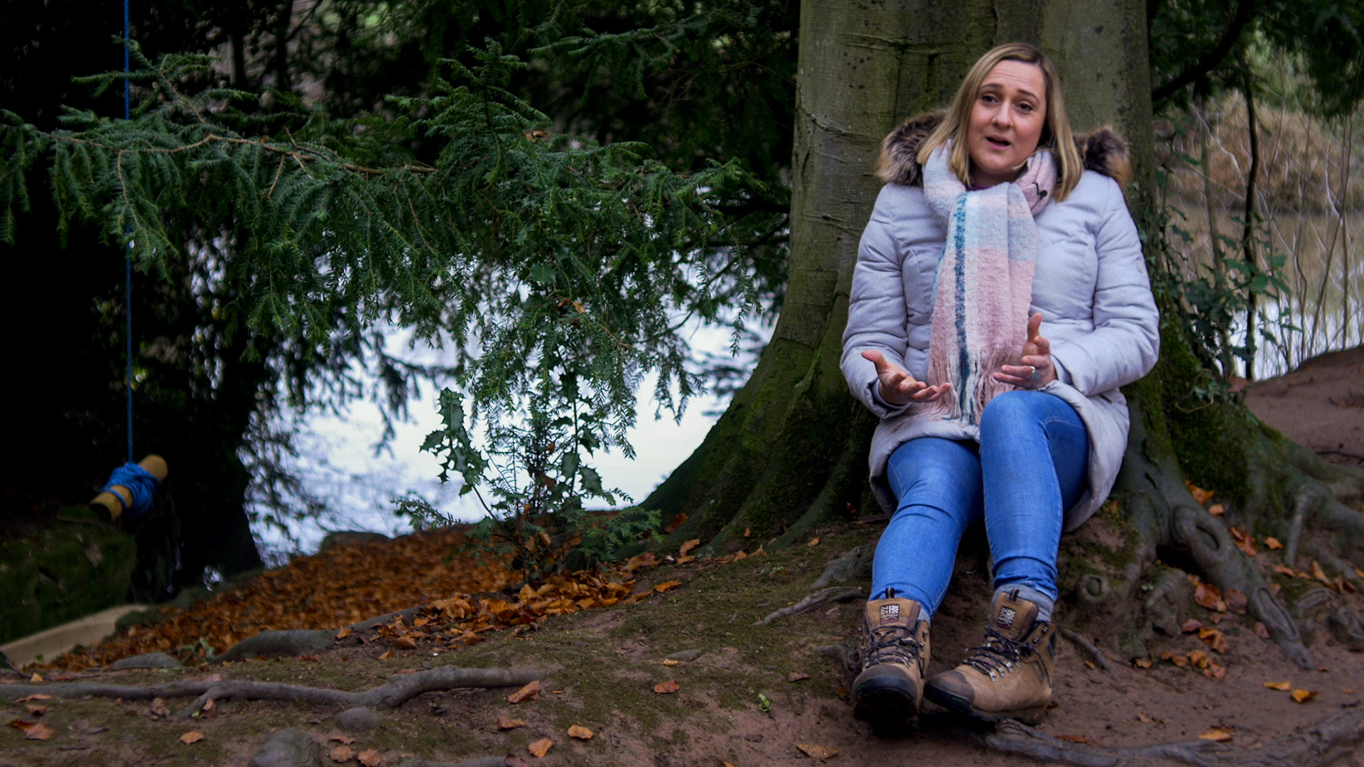 B-Roll video and stills of Natalie and Luke in their grounds at their Home