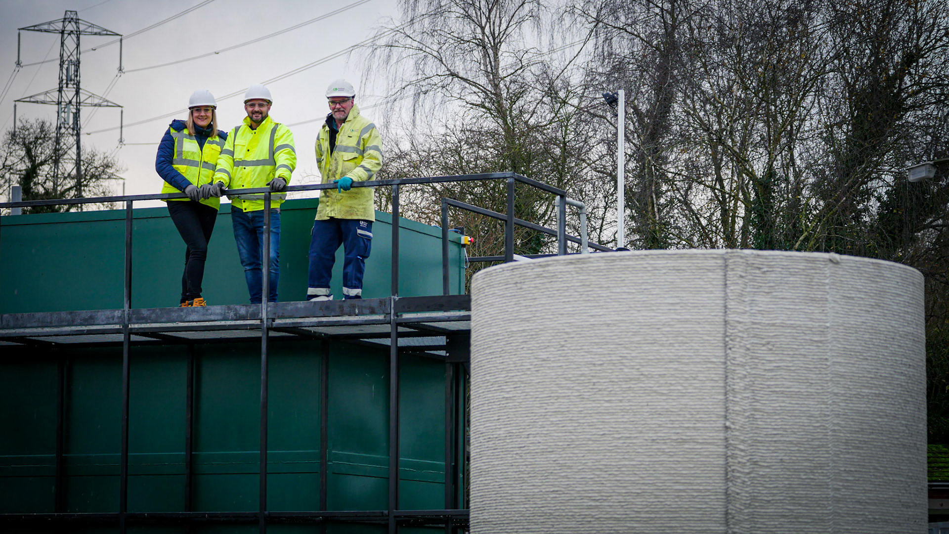 United Utilities Water Chamber Installation at Weaverham Water Treatment Plant