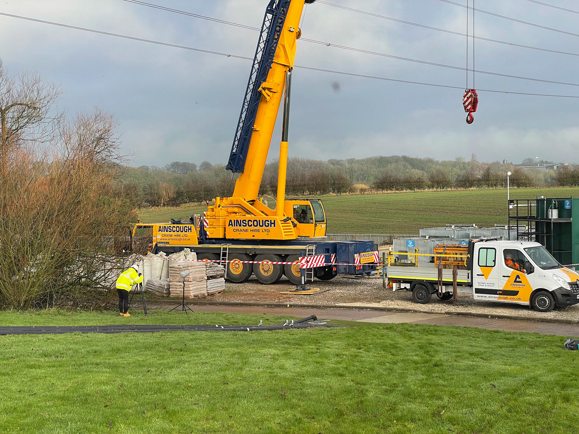 United Utilities Water Chamber Installation at Weaverham Water Treatment Plant