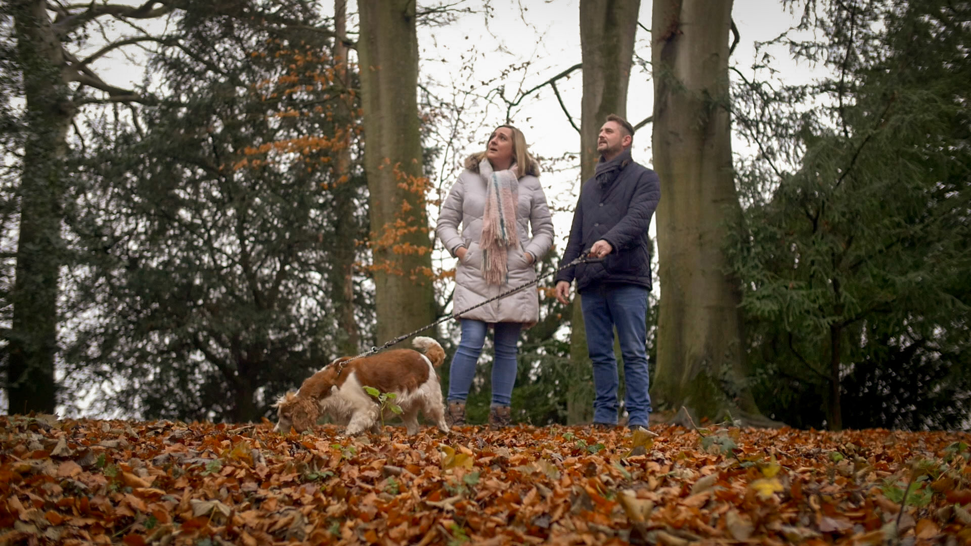 B-Roll video and stills of Natalie and Luke in their grounds at their Home