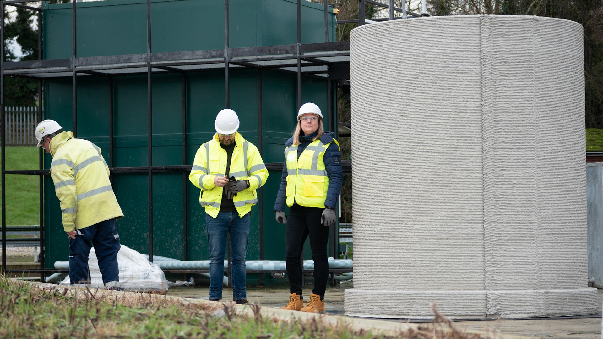 United Utilities Water Chamber Installation at Weaverham Water Treatment Plant