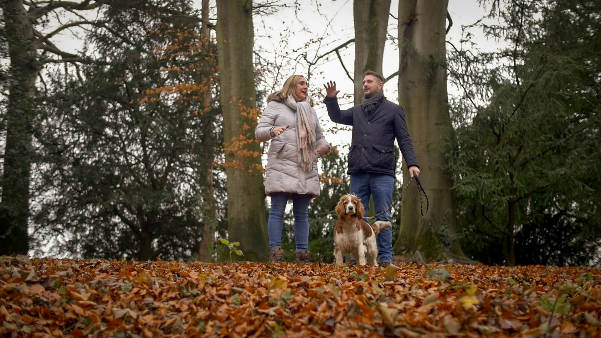 B-Roll video and stills of Natalie and Luke in their grounds at their Home