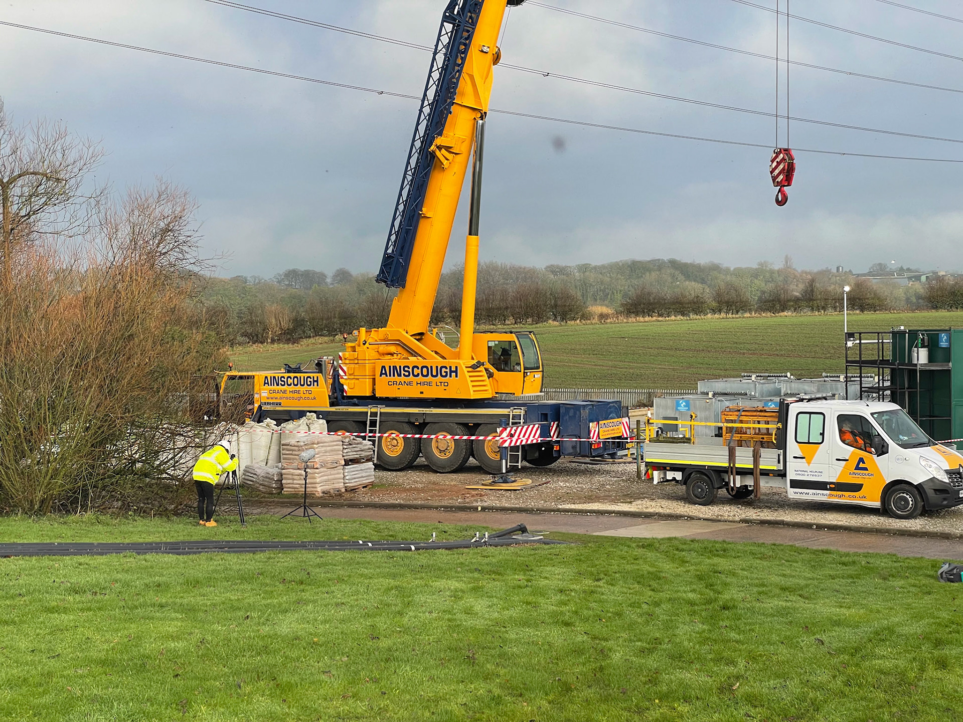 United Utilities Water Chamber Installation at Weaverham Water Treatment Plant