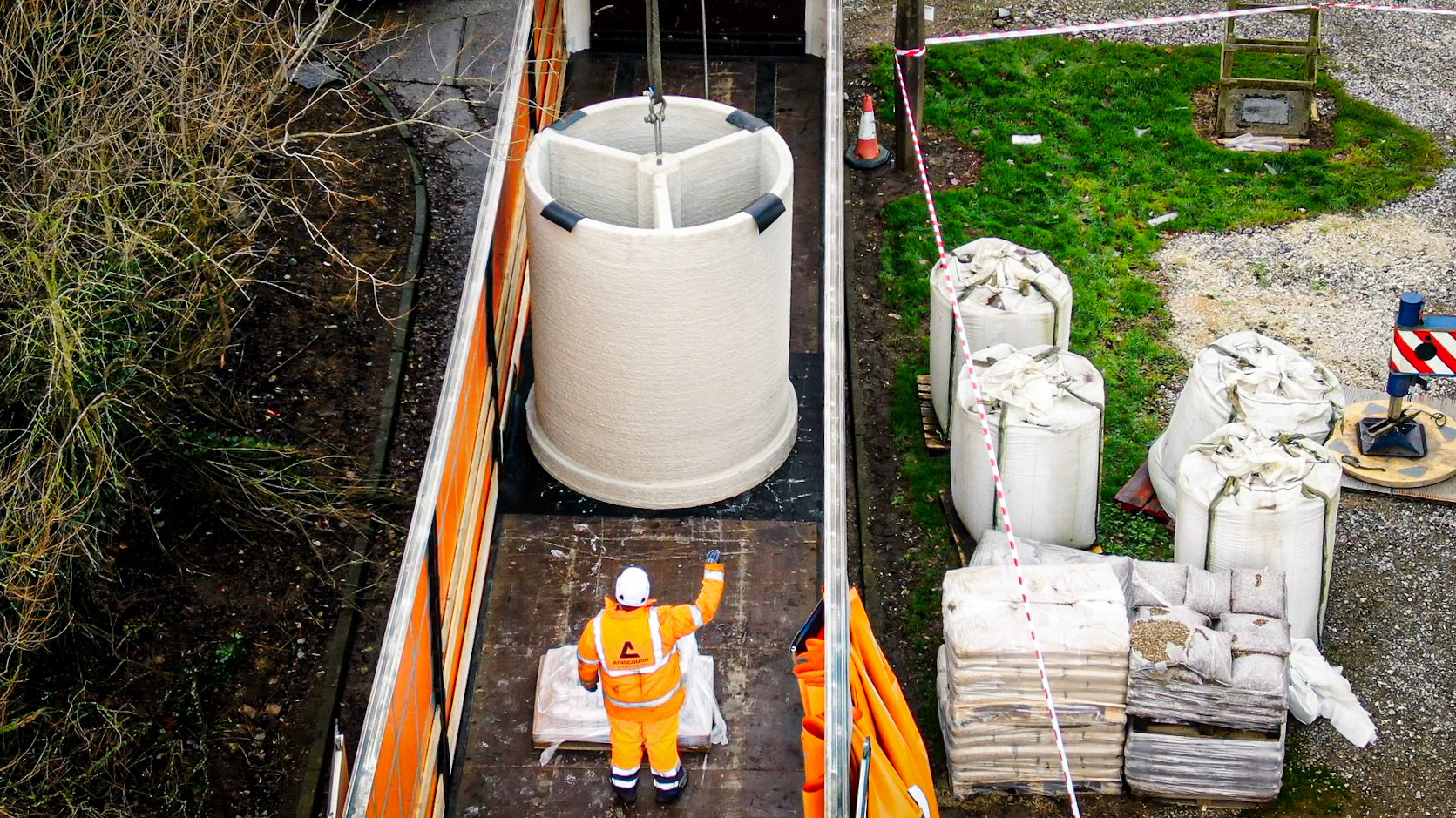 United Utilities Water Chamber Installation at Weaverham Water Treatment Plant