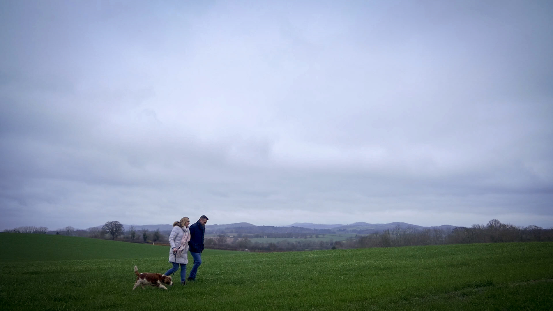 B-Roll video and stills of Natalie and Luke in their grounds at their Home