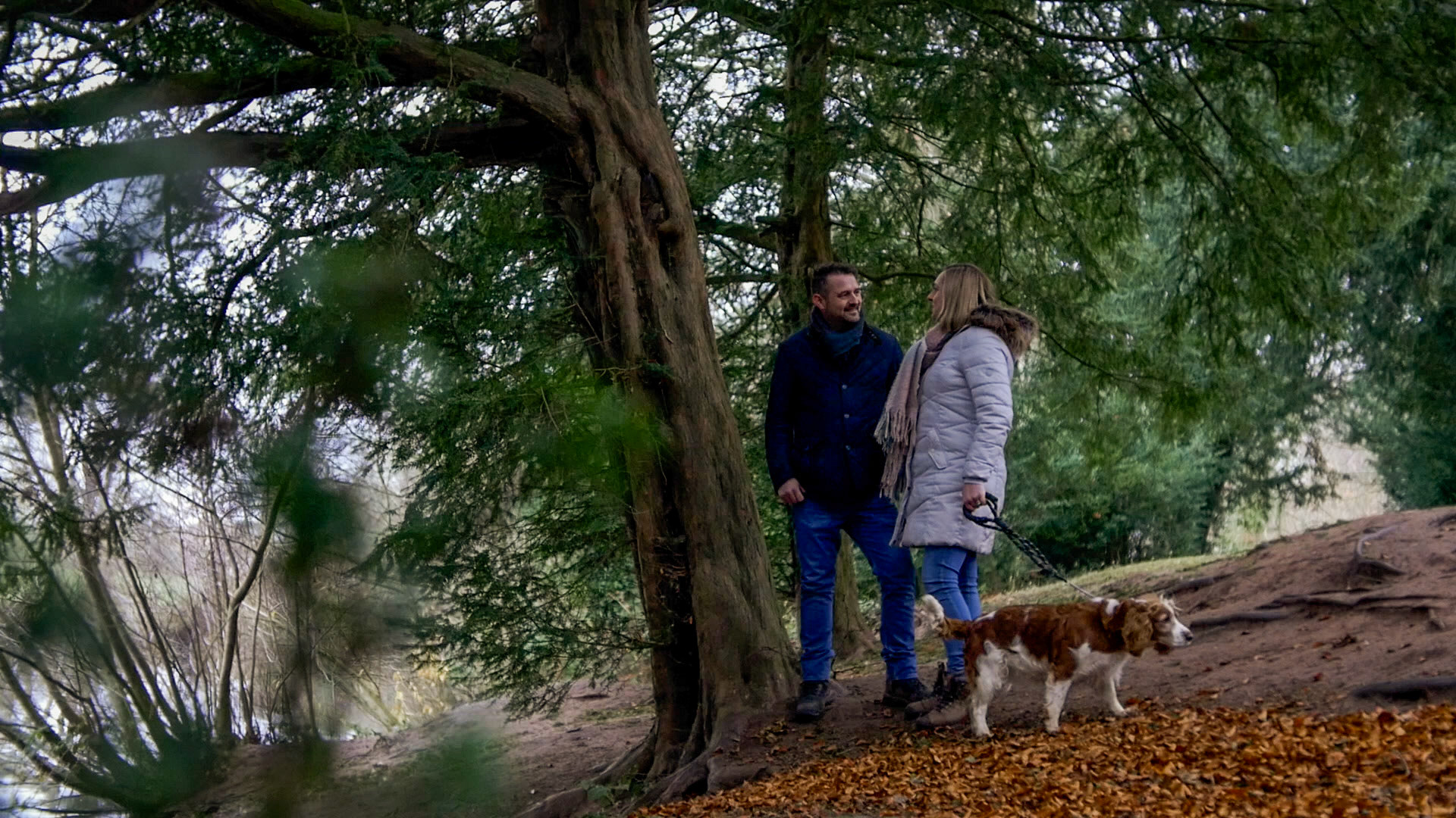 B-Roll video and stills of Natalie and Luke in their grounds at their Home