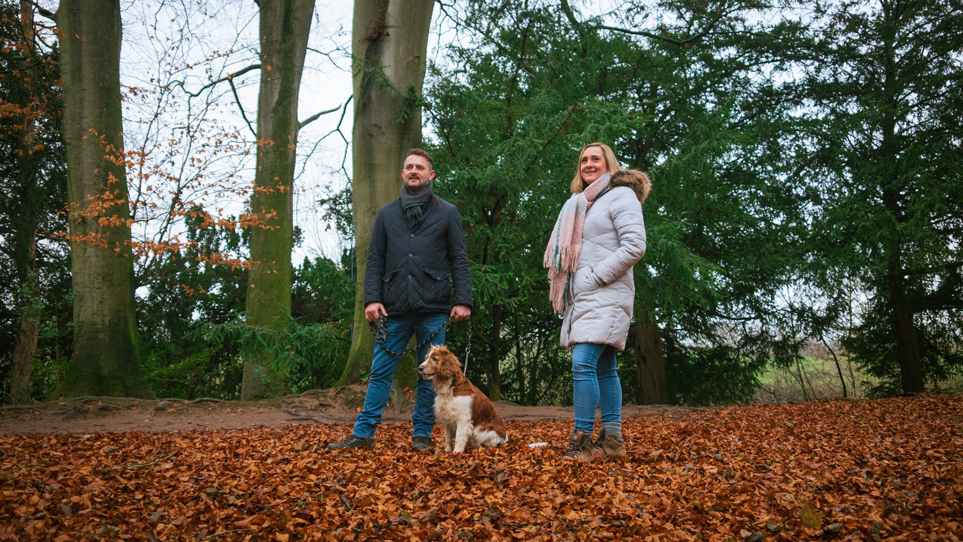 B-Roll video and stills of Natalie and Luke in their grounds at their Home