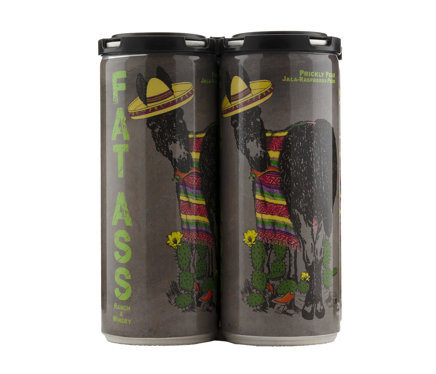 4-pack Prickly Pear Jala-Raspberry-Peno cans