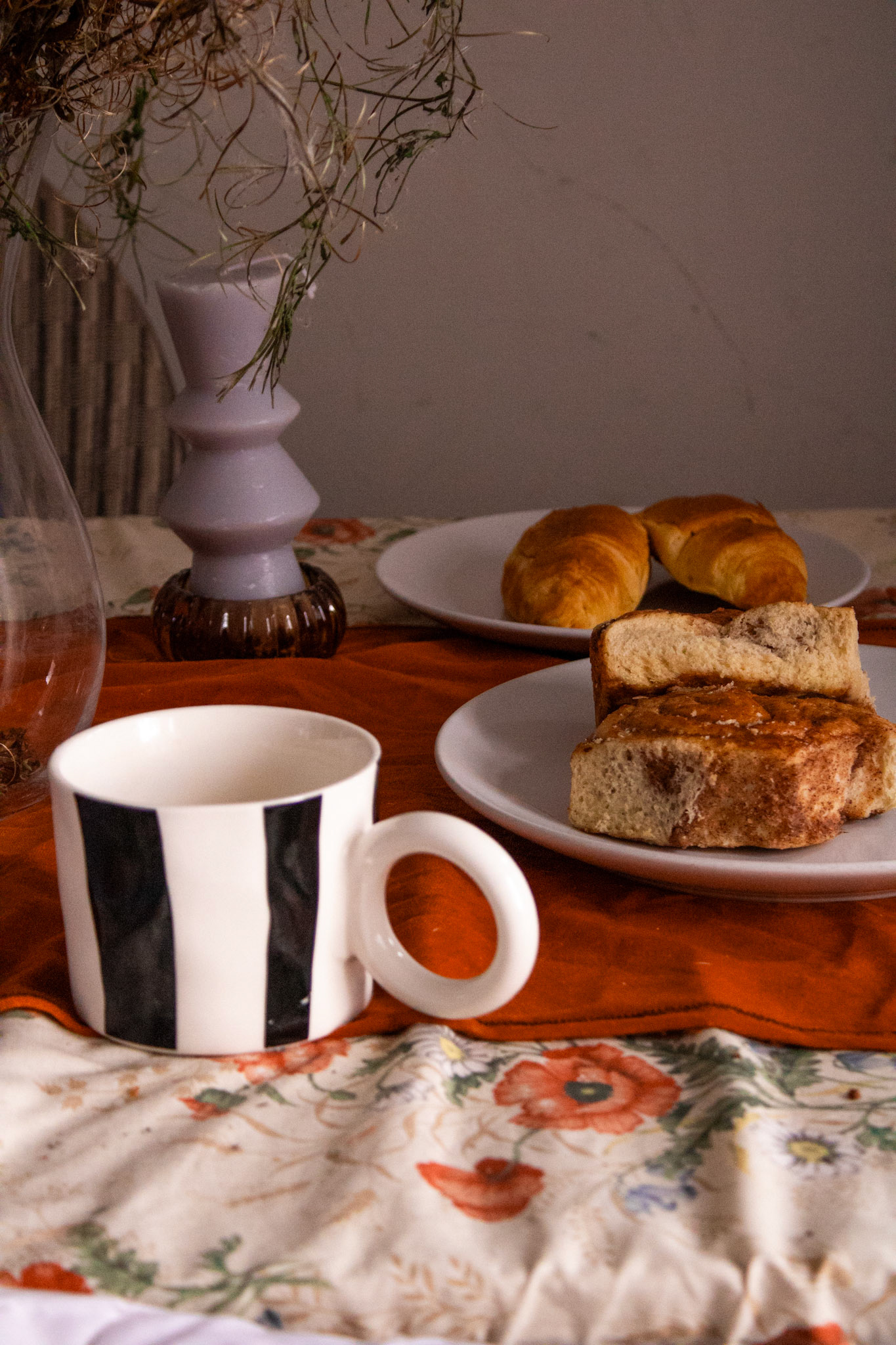 Autumnal seasonal inspired Lifestyle scene used to promote homewares