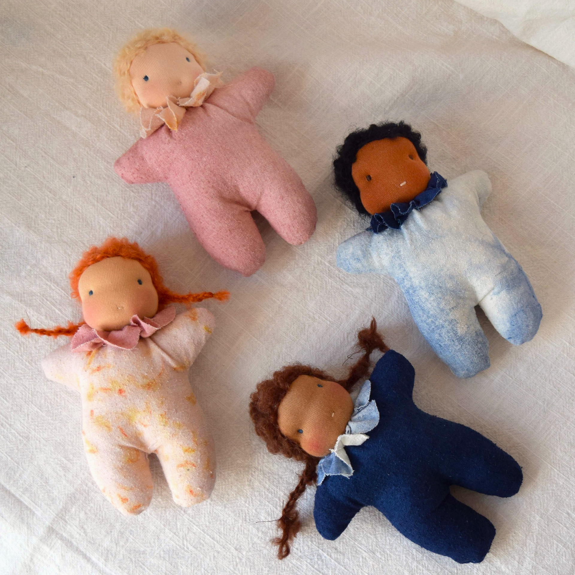 Handmade Silk & Wool Dolls - A Collaboration with Poems for Buttercup