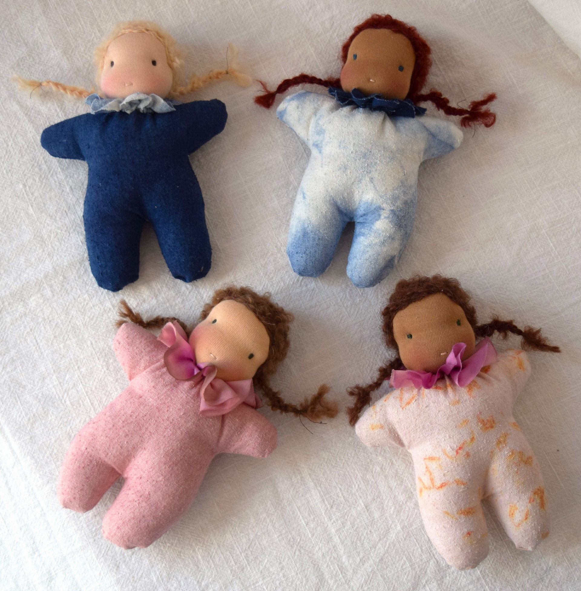 Handmade Silk & Wool Dolls - A Collaboration with Poems for Buttercup