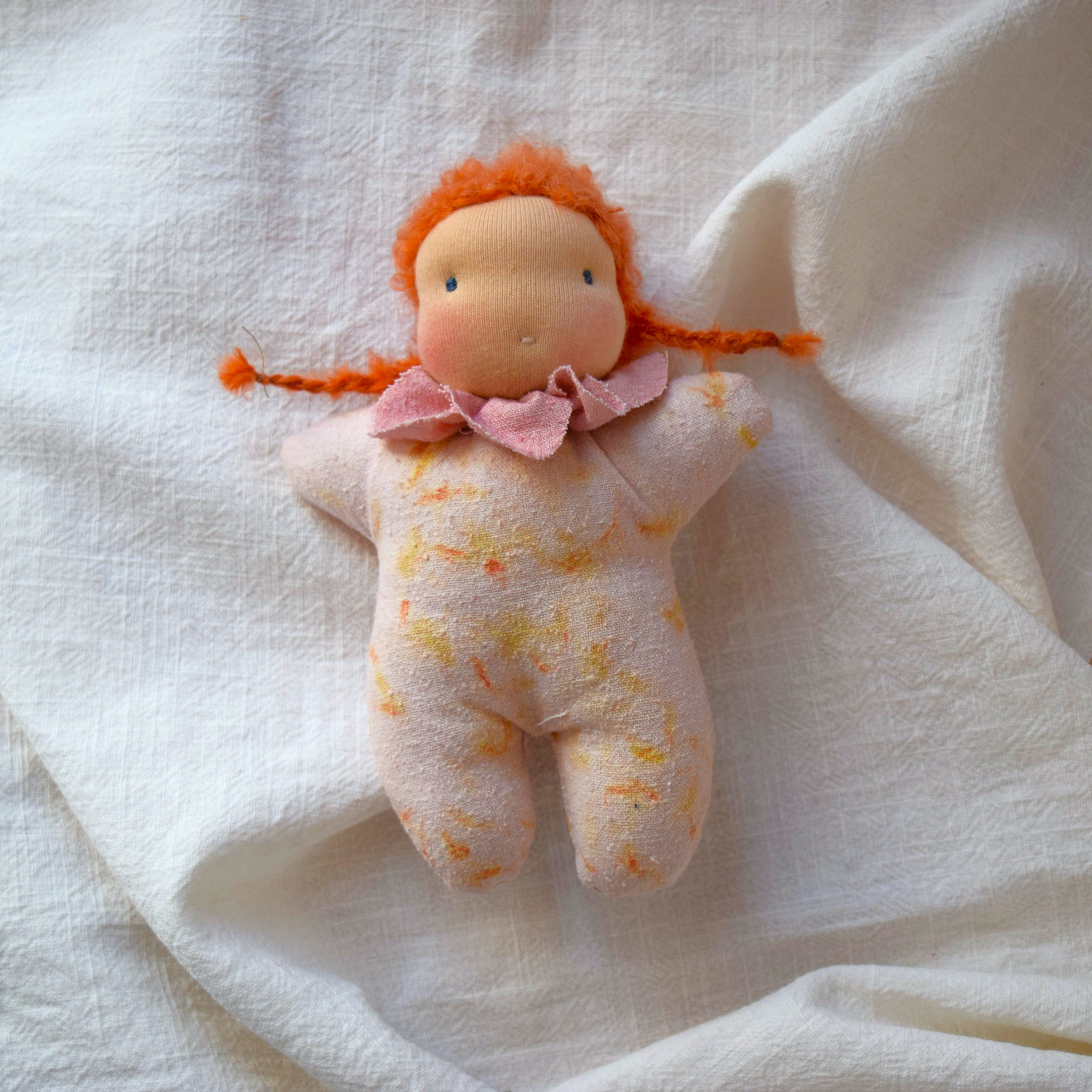 Handmade Silk & Wool Doll - A Collaboration with Poems for Buttercup