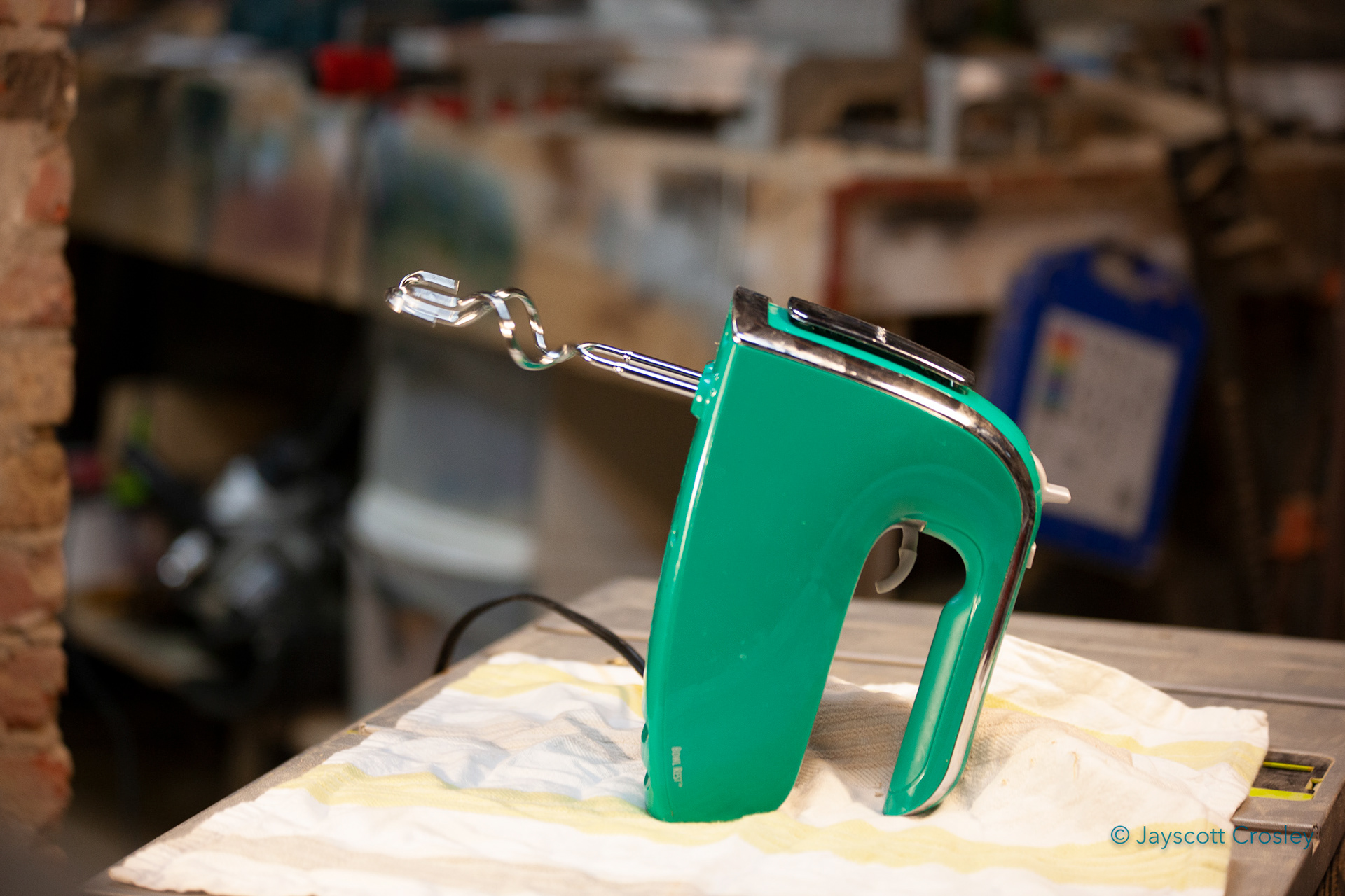 f4.0 1/125 ISO 800 - mixer/table saw